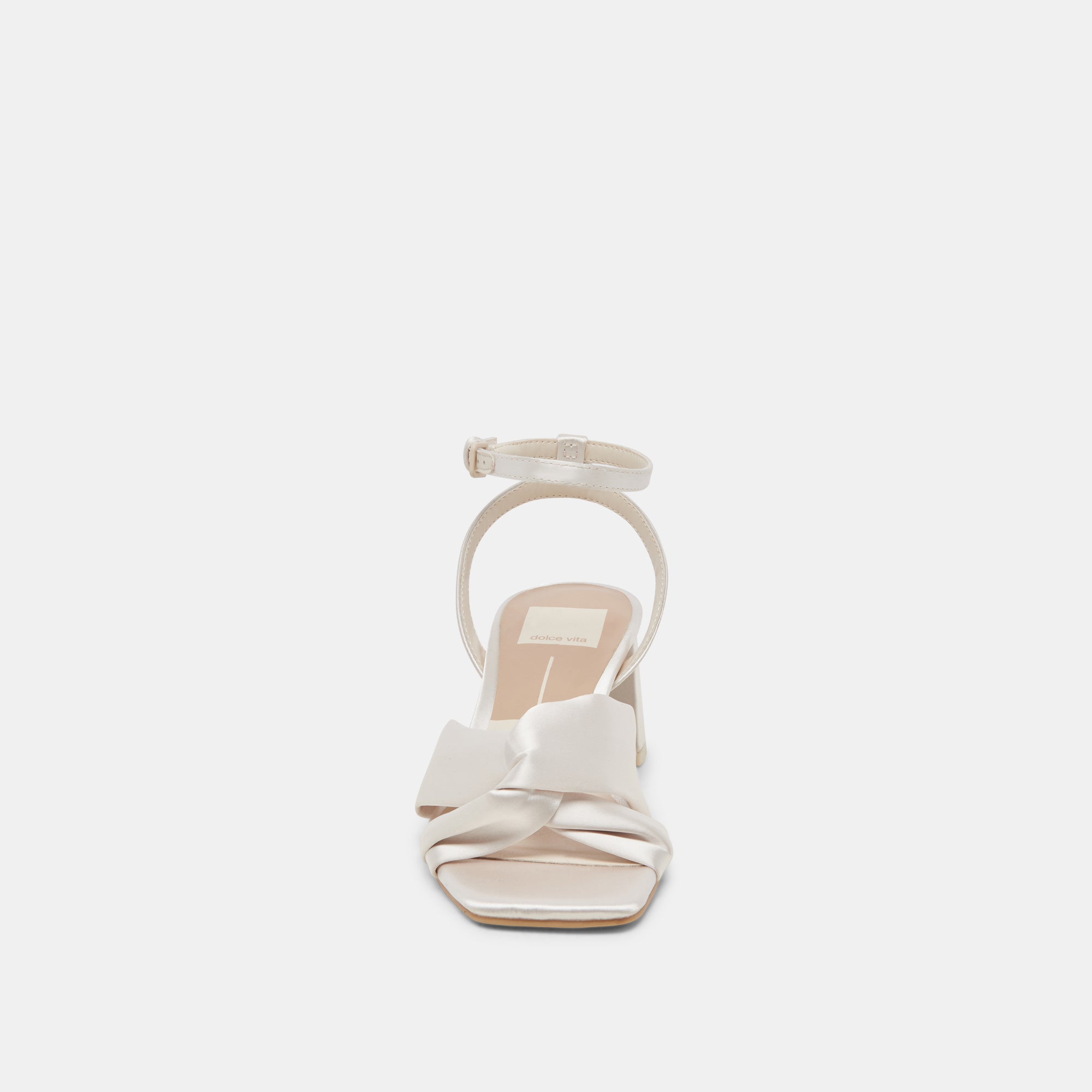 BRENNA HEELS IVORY SATIN - Image 8