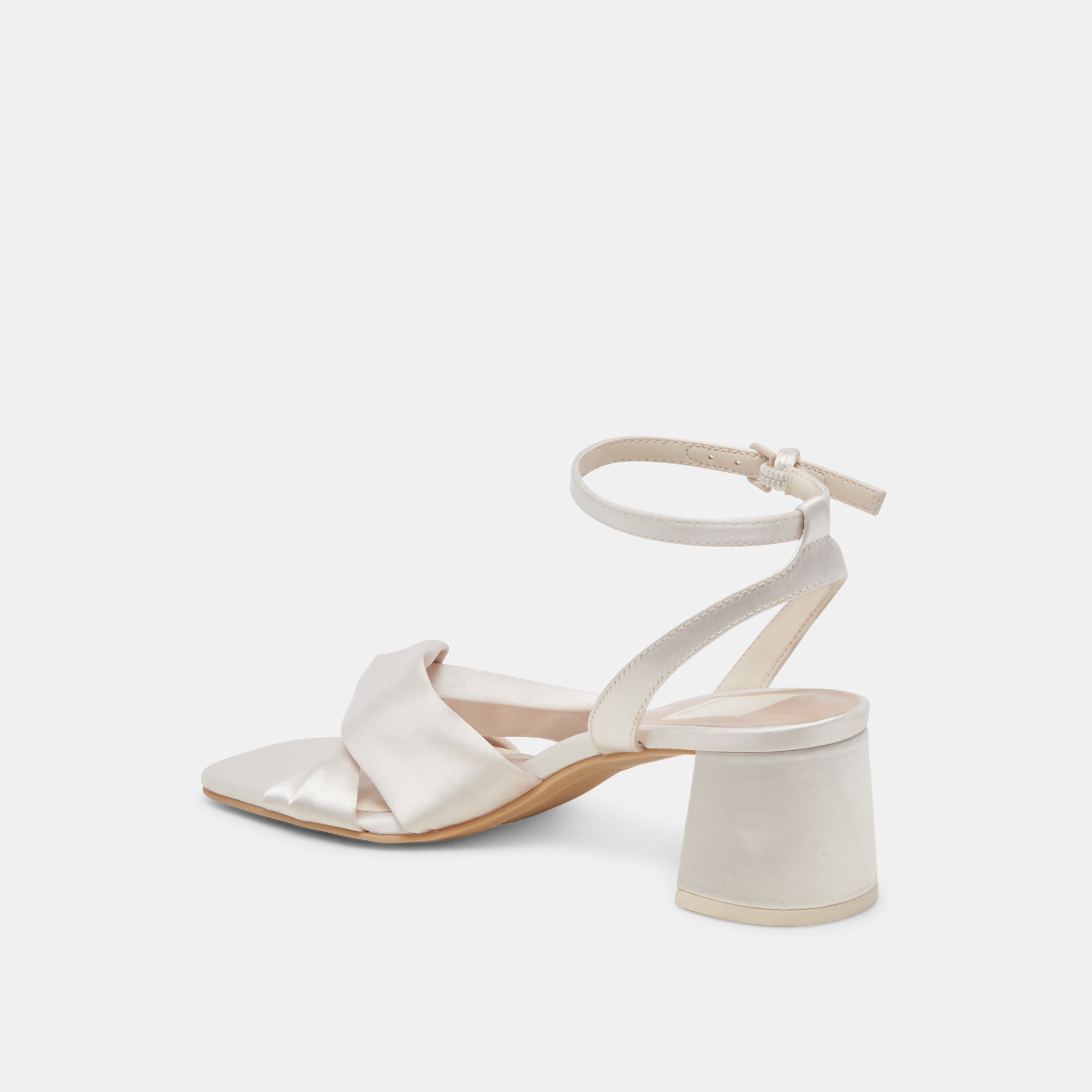 BRENNA HEELS IVORY SATIN - Image 7