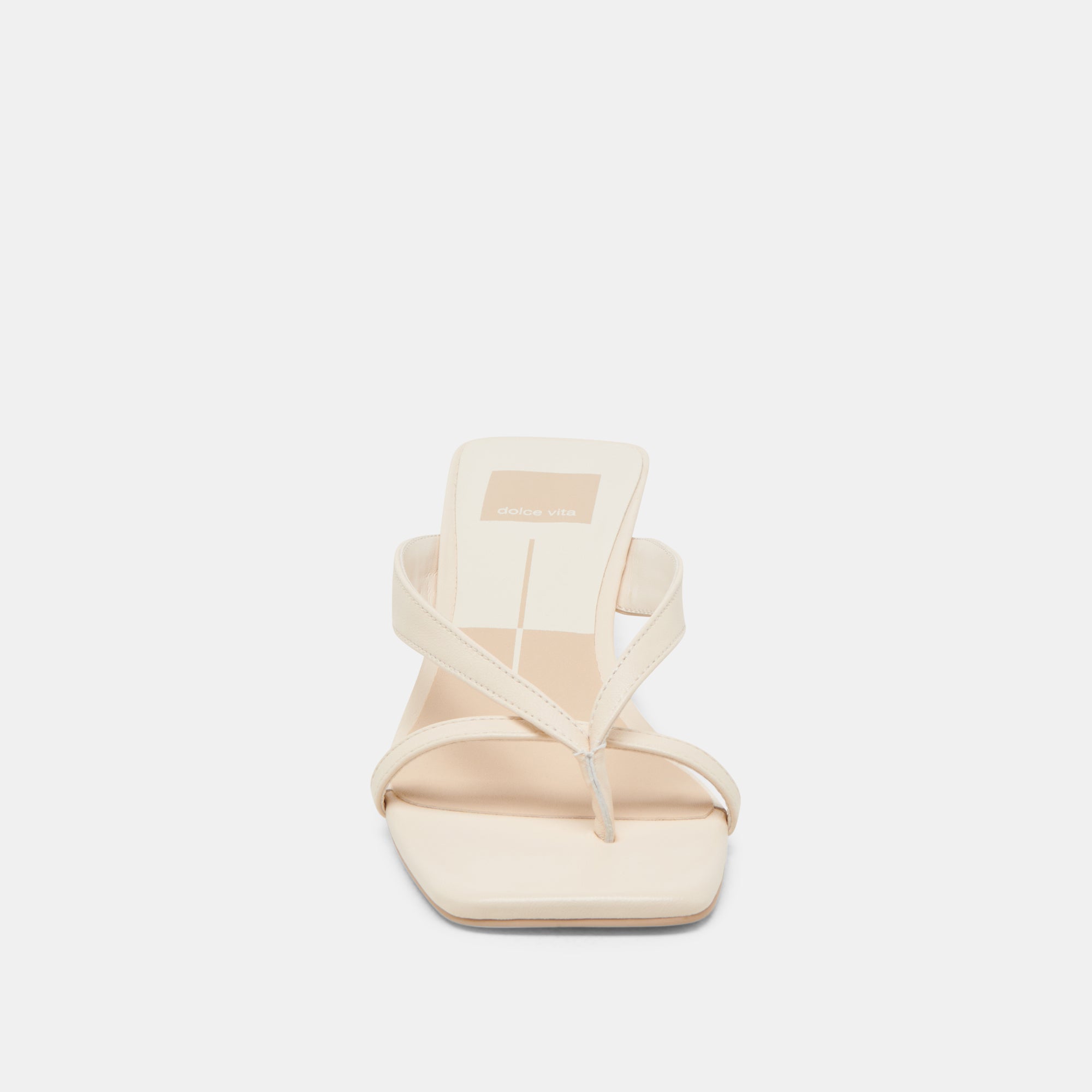 BREVEL WIDE HEELS BONE LEATHER - Image 6