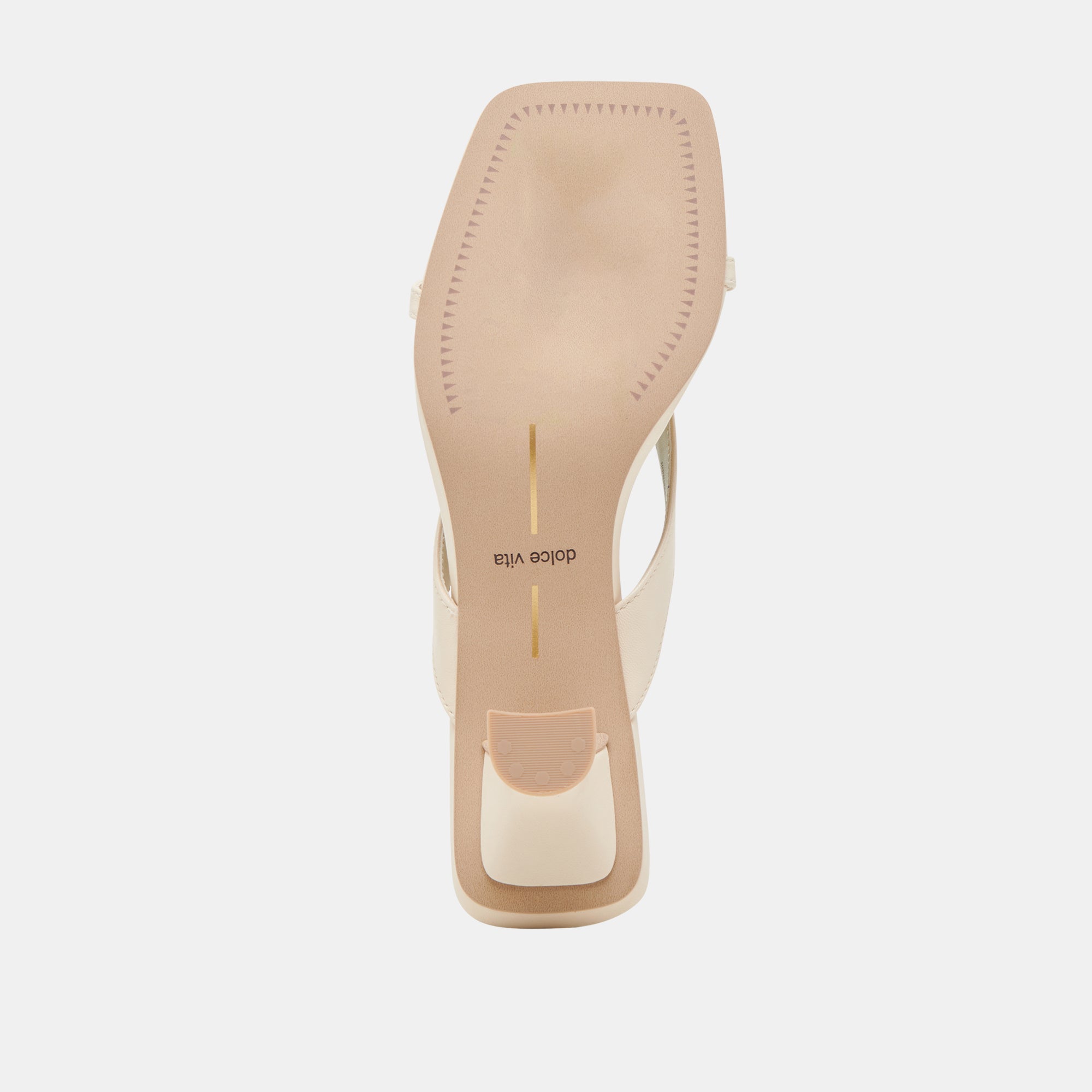 BREVEL WIDE HEELS BONE LEATHER - Image 9