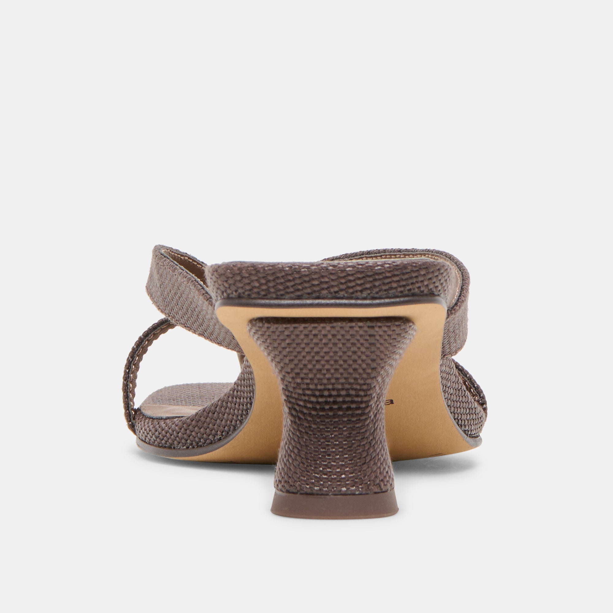 BREVEL HEELS CHOCOLATE RAFFIA - Image 10