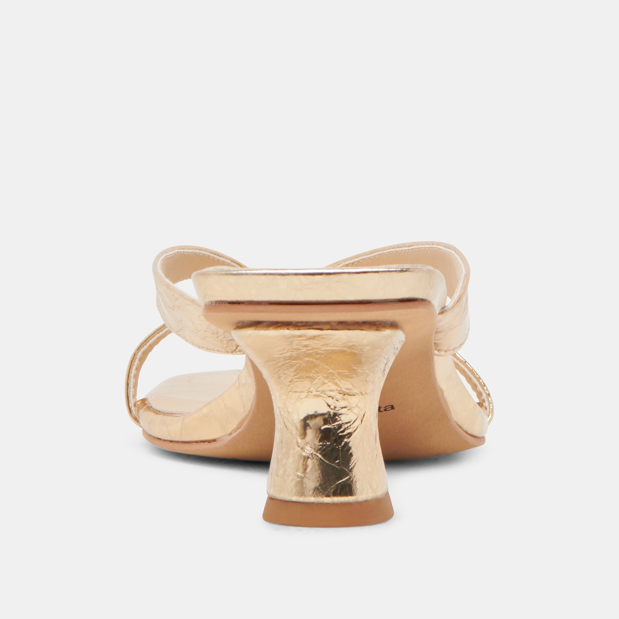 BREVEL HEELS GOLD DISTRESSED LEATHER - Image 9