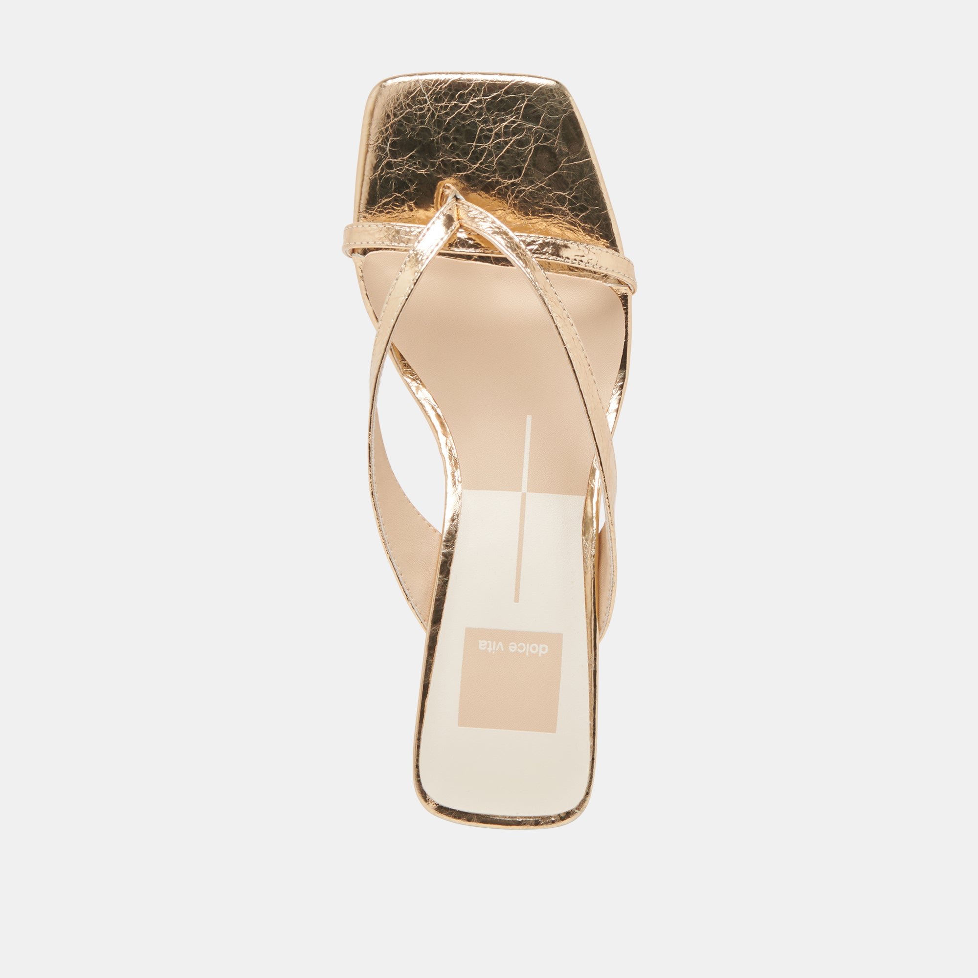 BREVEL HEELS GOLD DISTRESSED LEATHER - Image 10