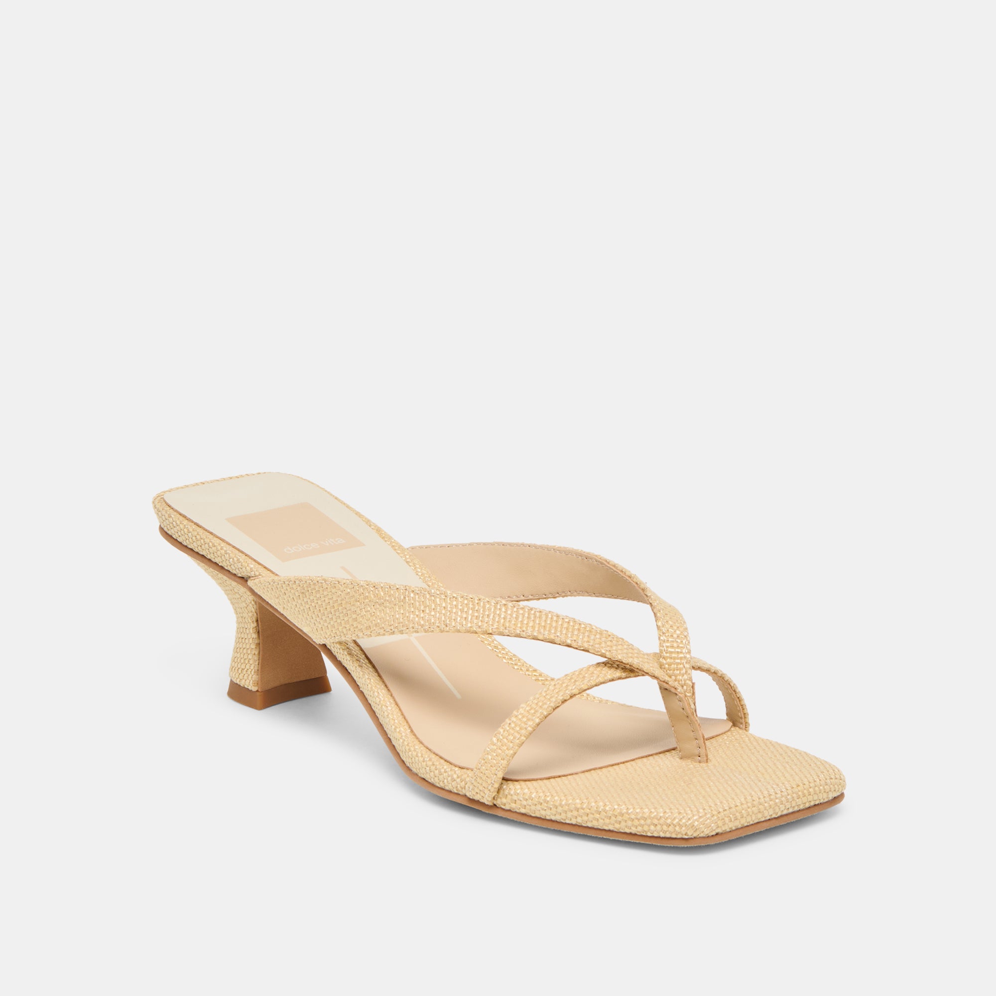 BREVEL HEELS NATURAL RAFFIA - Image 3