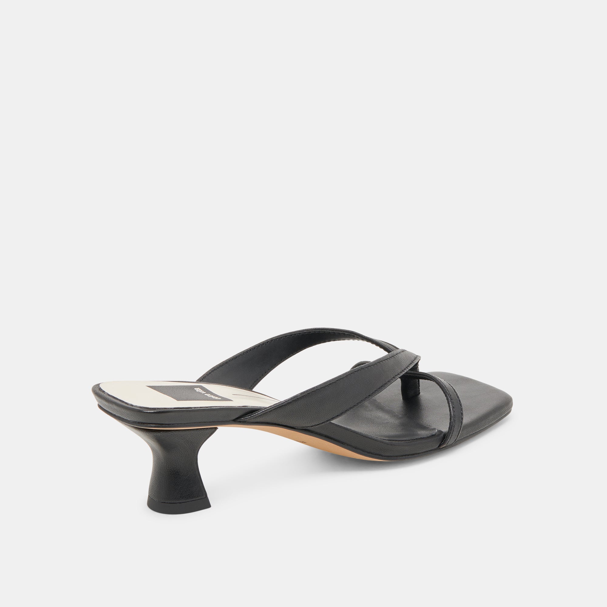 BREVEL WIDE HEELS ONYX LEATHER - Image 3