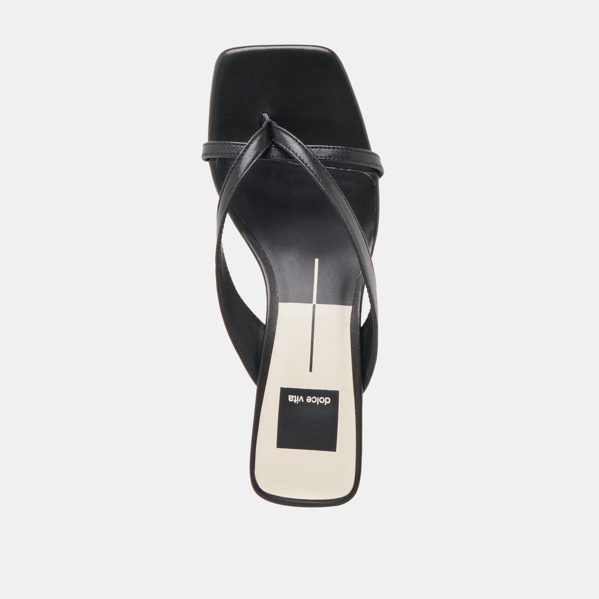 BREVEL WIDE HEELS ONYX LEATHER - Image 8