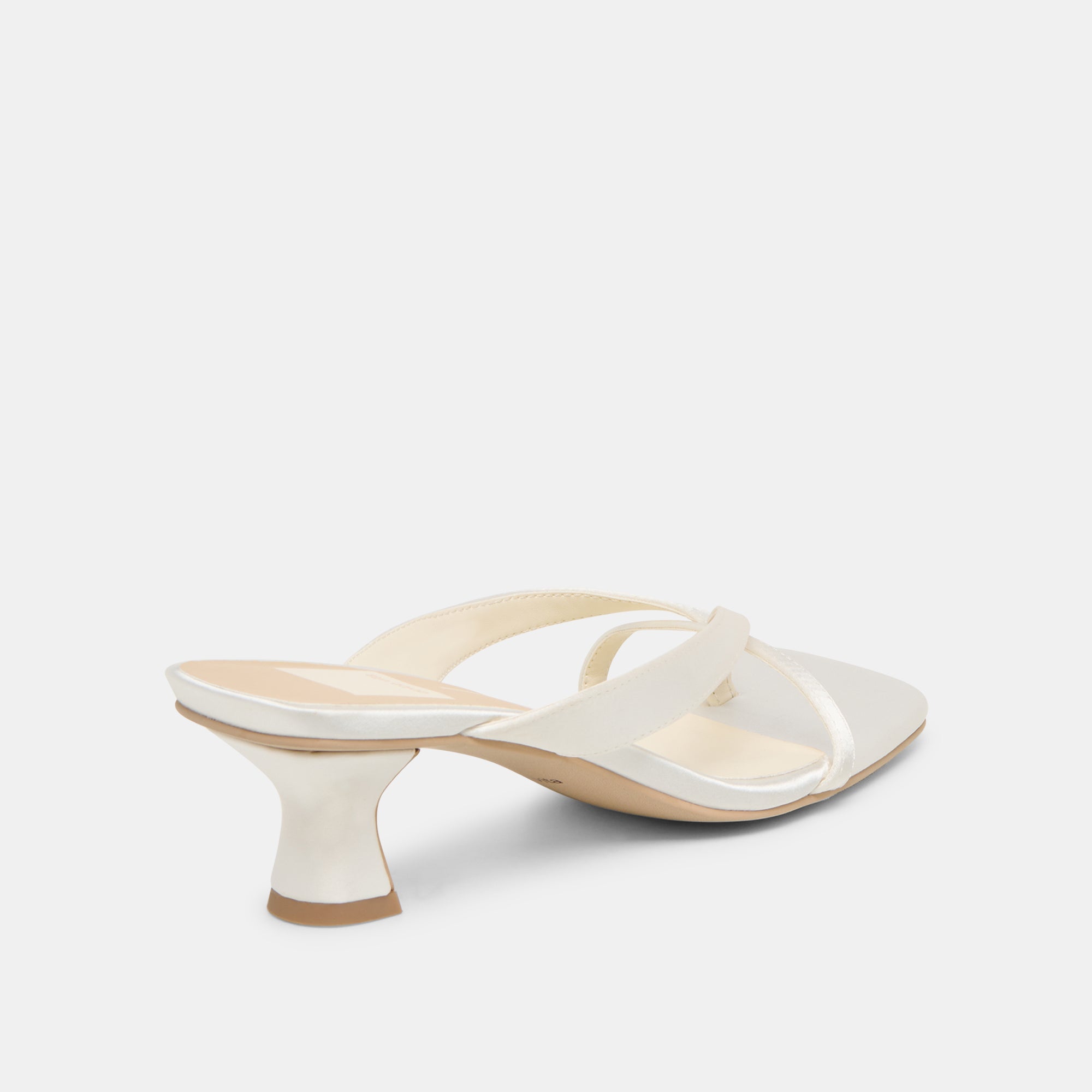 BREVEL HEELS TRUE WHITE SATIN - Image 5