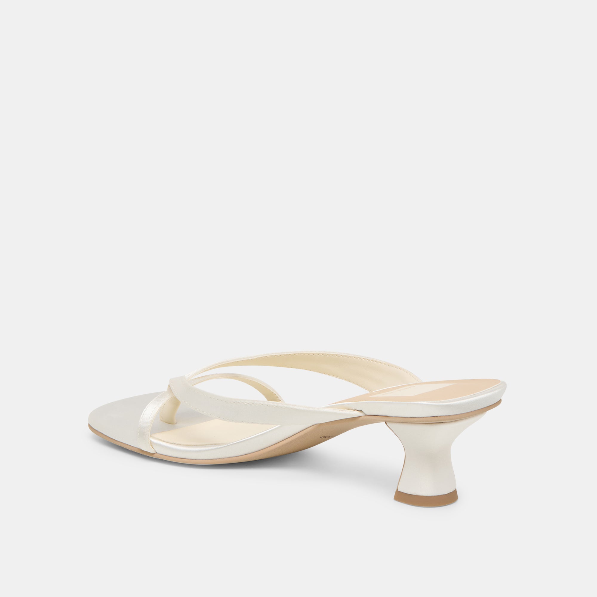 BREVEL HEELS TRUE WHITE SATIN - Image 9