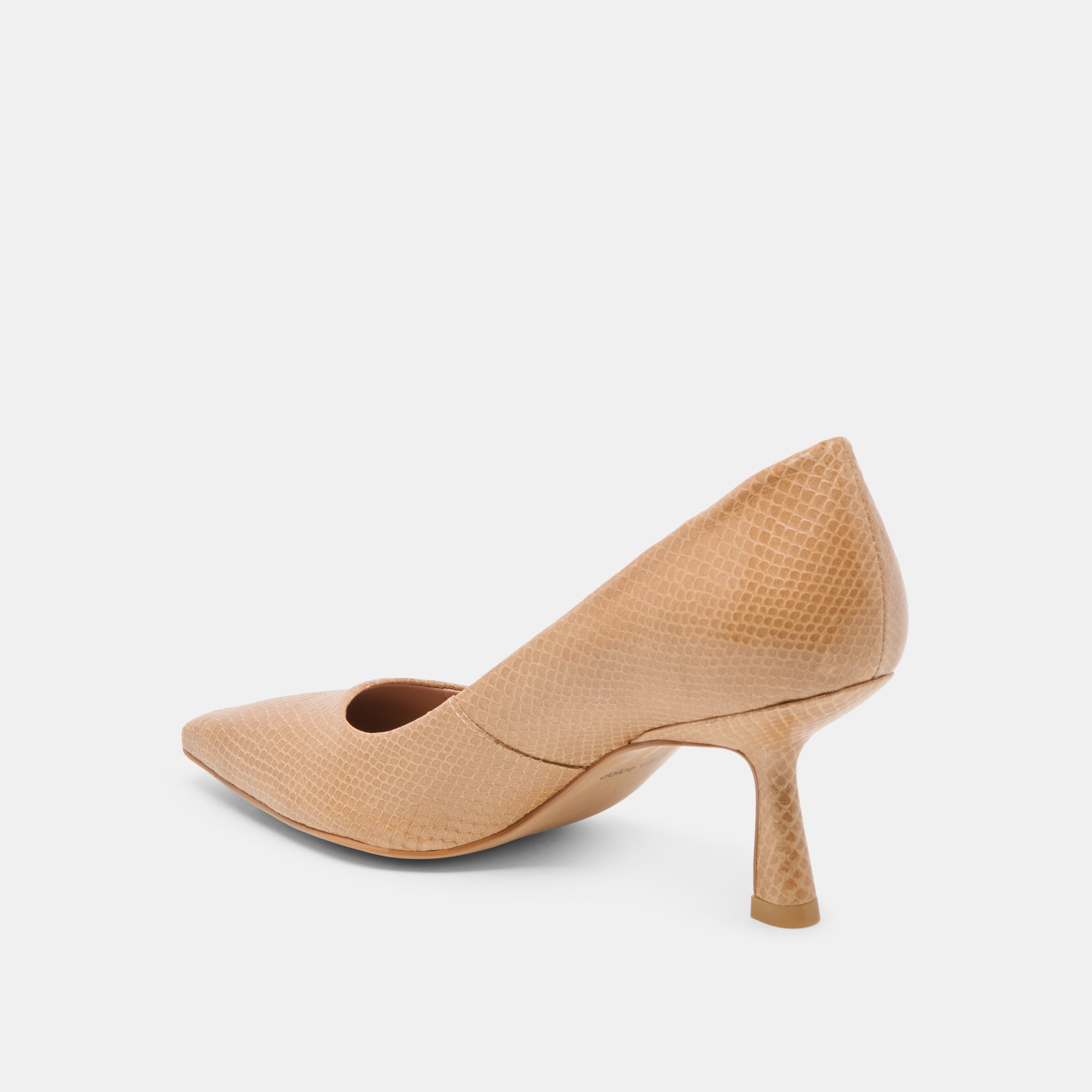 BRIONA HEELS WHISKEY EMBOSSED LEATHER - Image 5