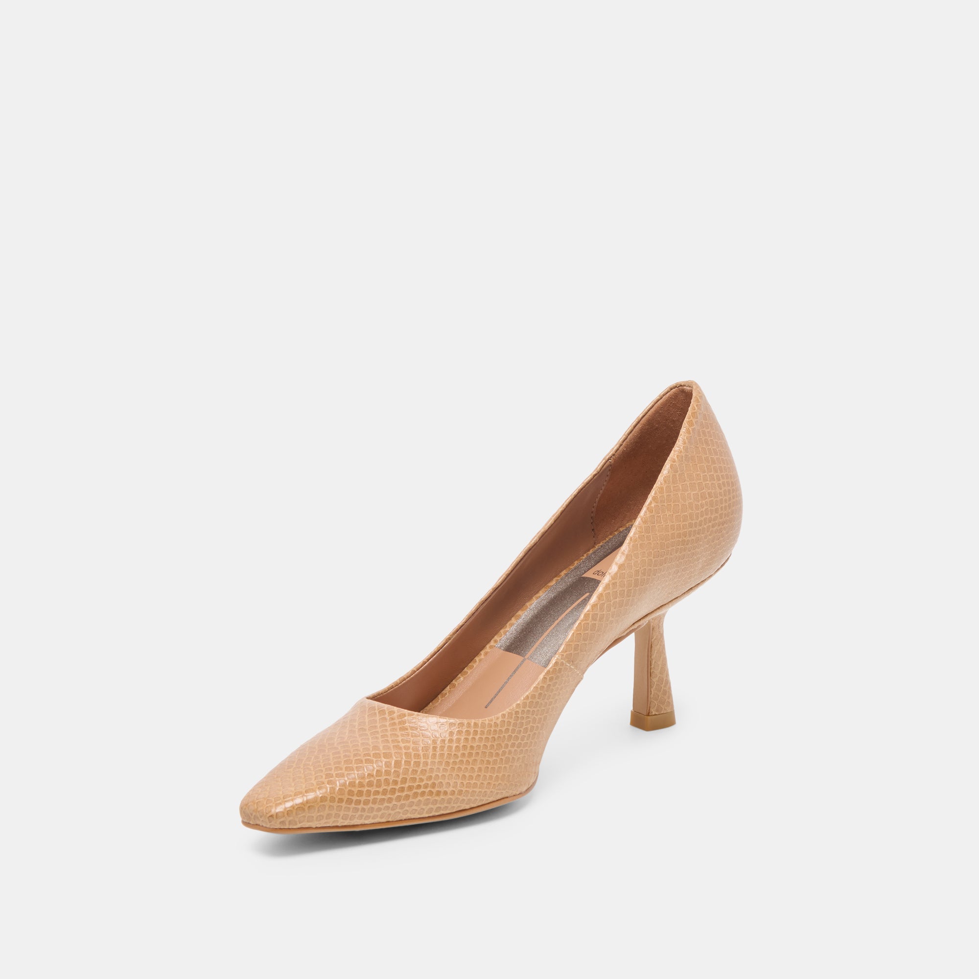 BRIONA HEELS WHISKEY EMBOSSED LEATHER - Image 4