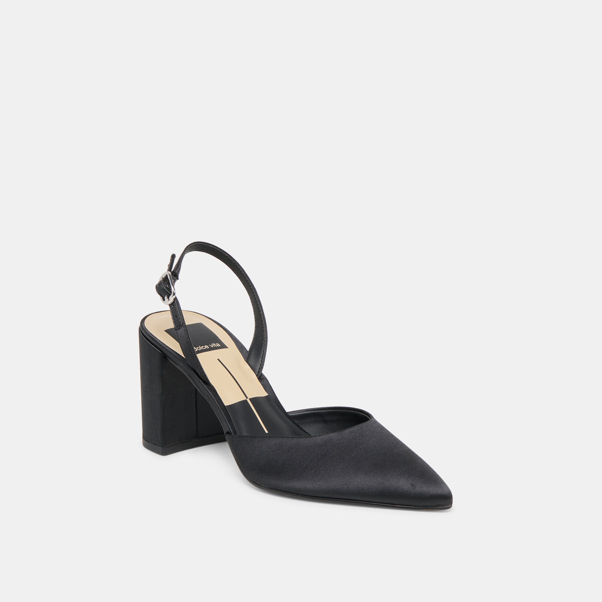 CAREL HIGH HEELS ONYX SATIN - Image 3
