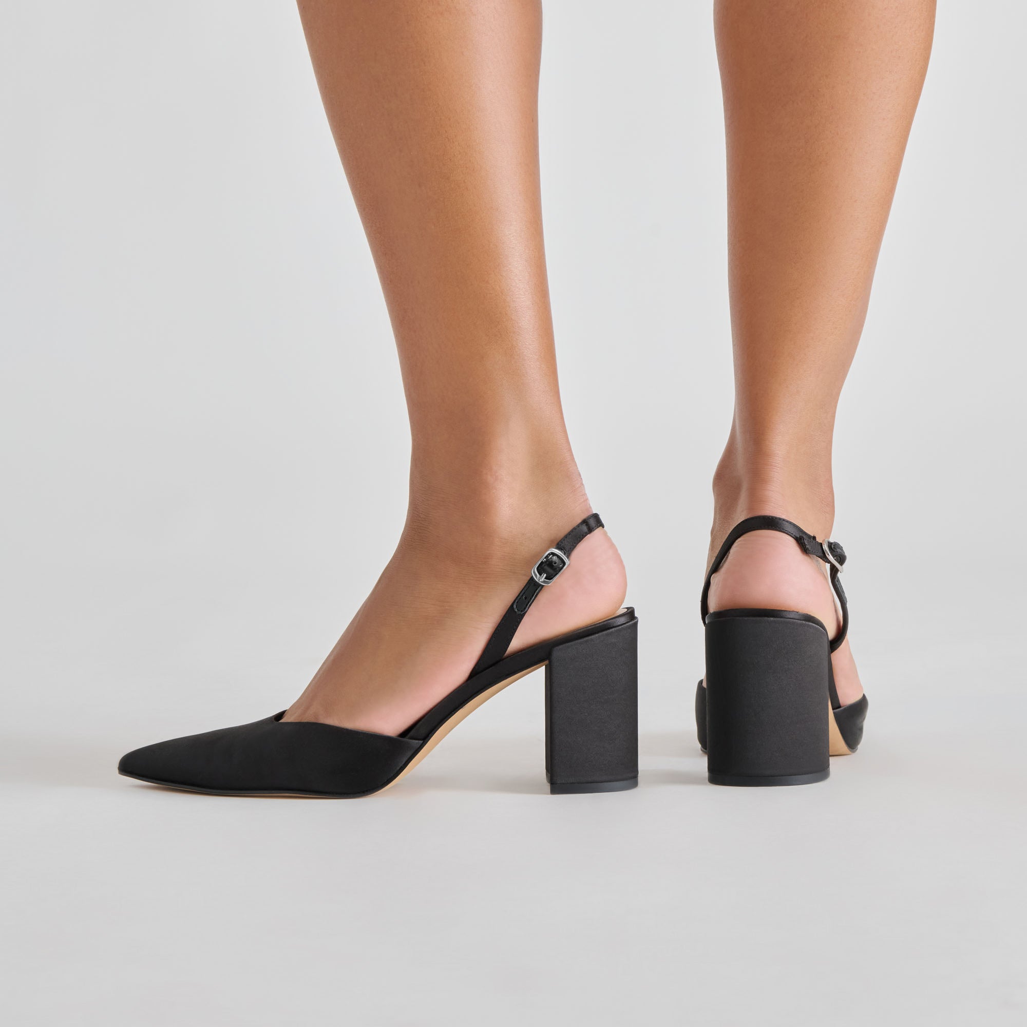 CAREL HIGH HEELS ONYX SATIN - Image 2