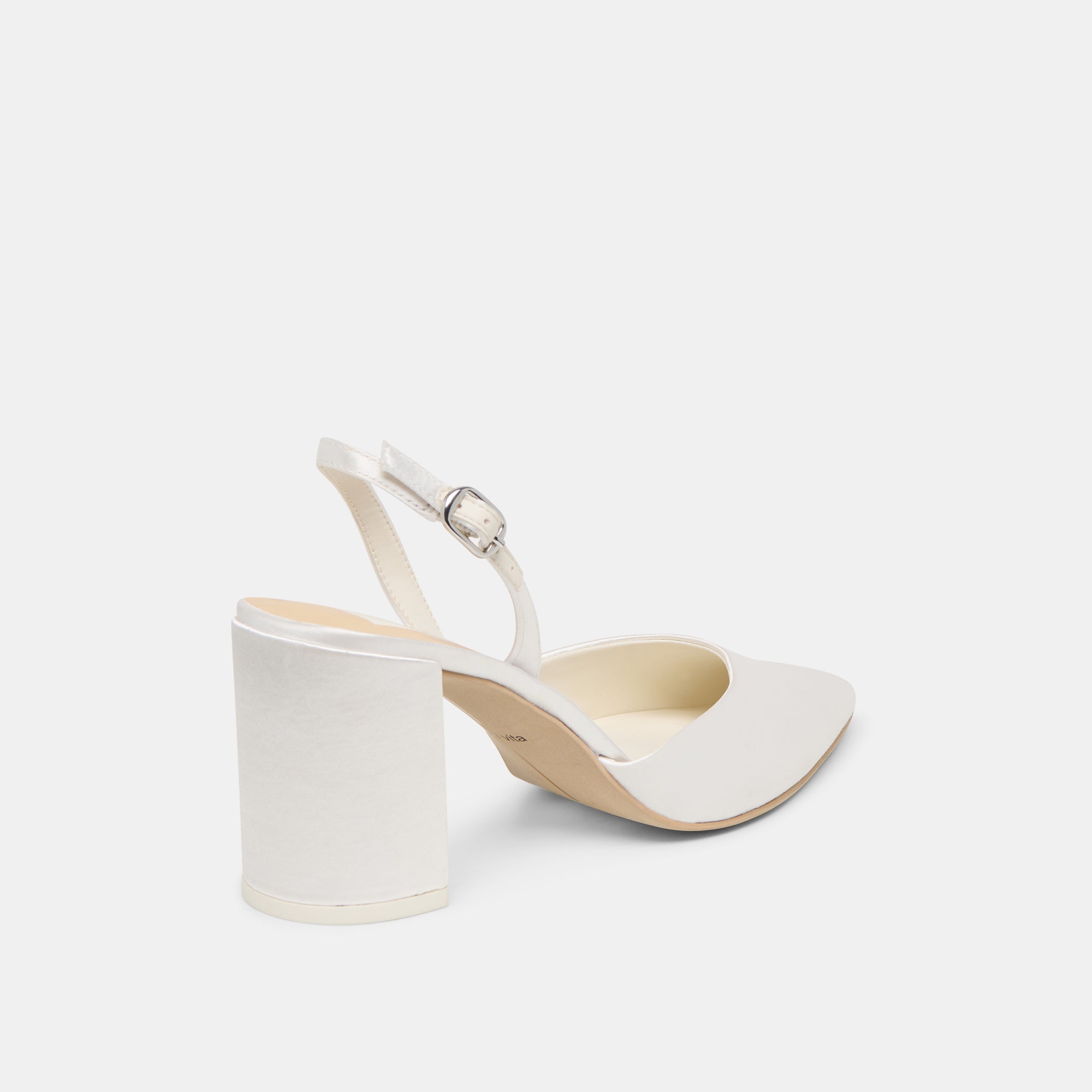 CAREL HIGH HEELS TRUE WHITE SATIN - Image 5