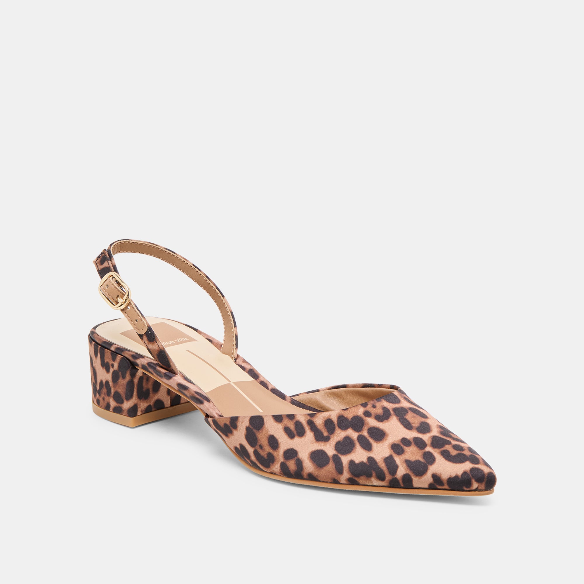 CAREL HEELS DK LEOPARD SATIN - Image 3