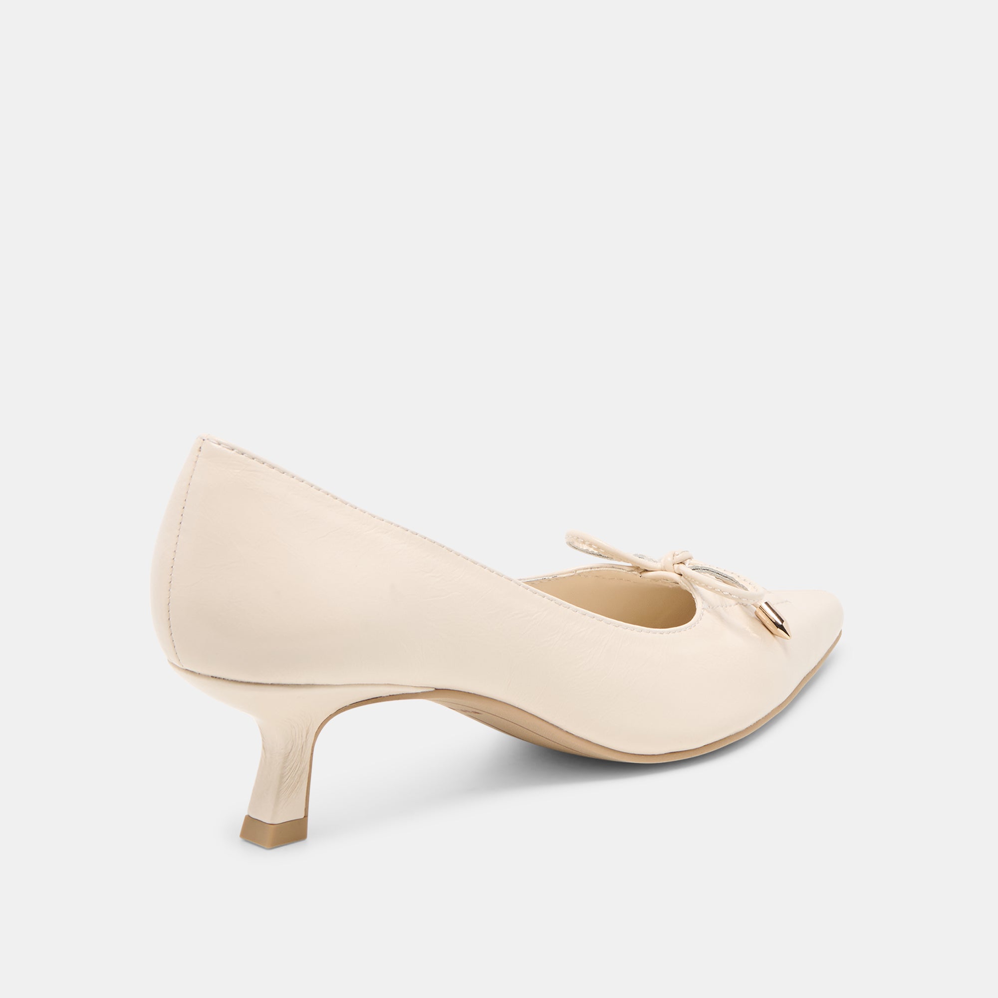 CLARIE HEELS BONE CRINKLE PATENT LEATHER - Image 3