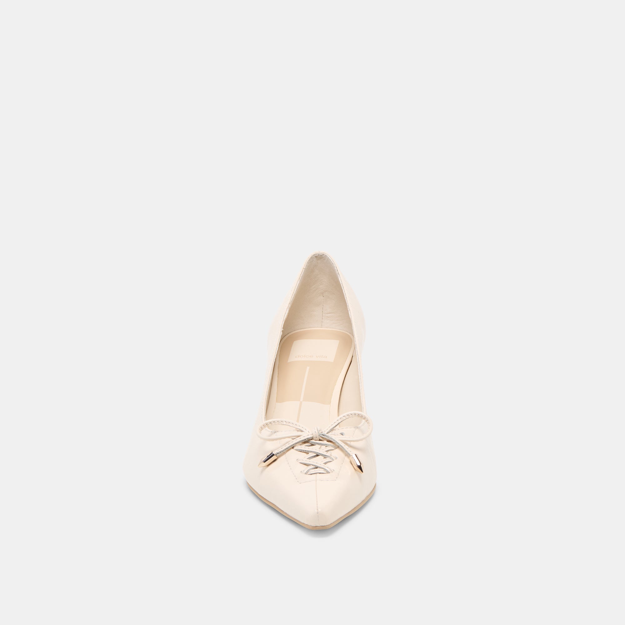 CLARIE HEELS BONE CRINKLE PATENT LEATHER - Image 6