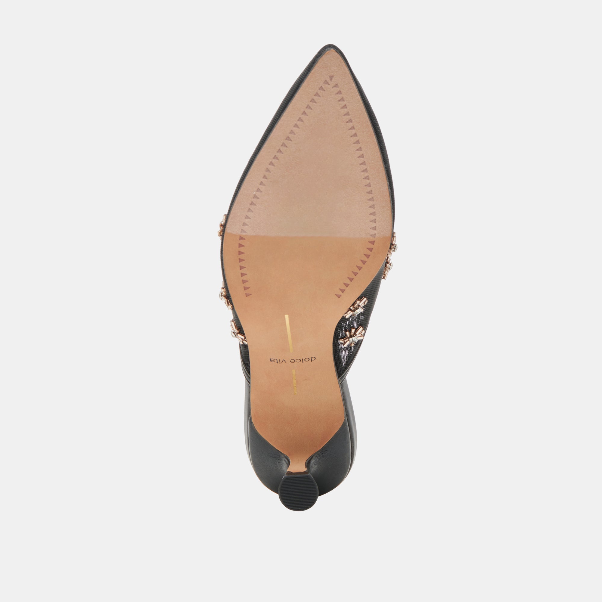 CLARA WIDE HEELS BLACK MESH - Image 9