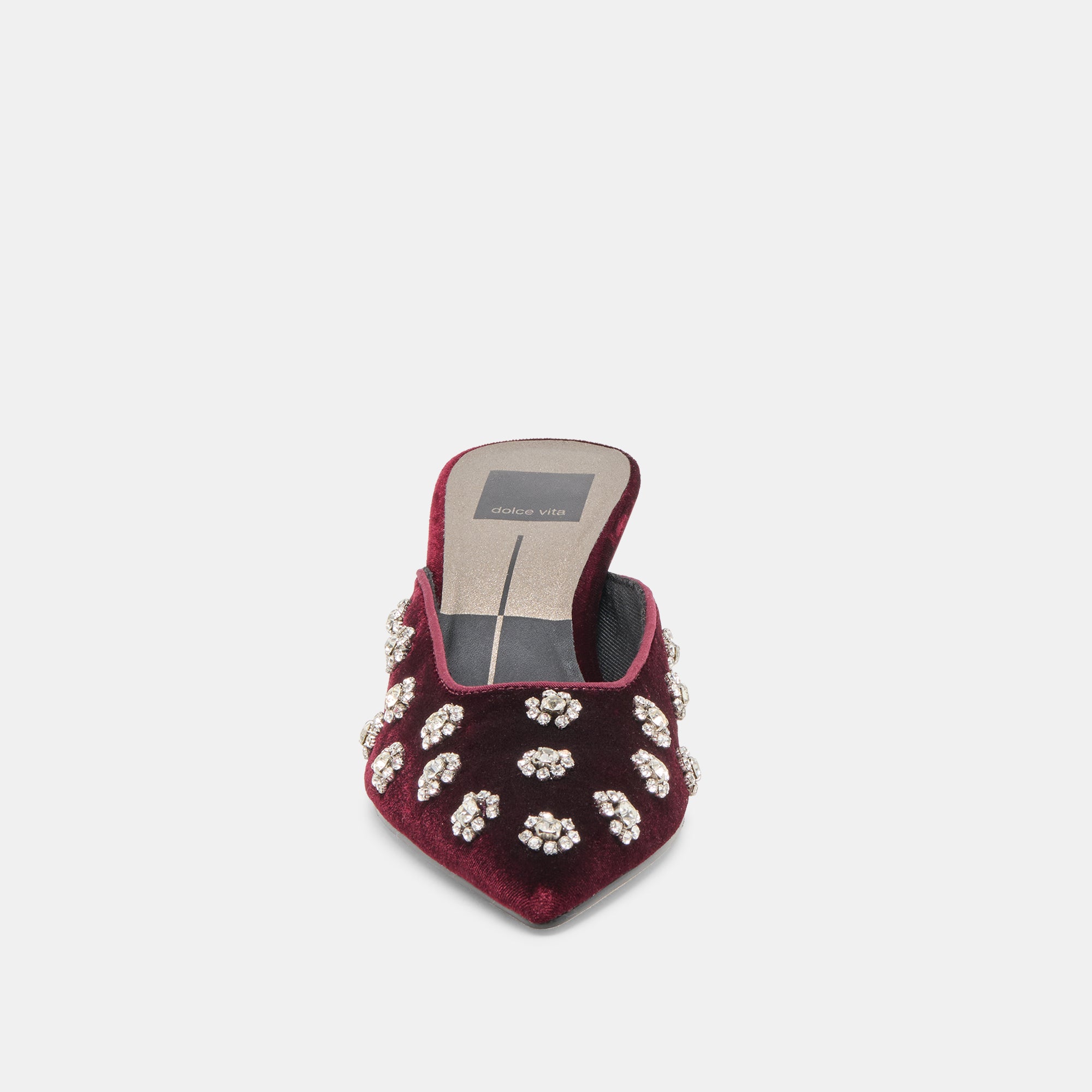 CLARA HEELS BORDEAUX VELVET - Image 10