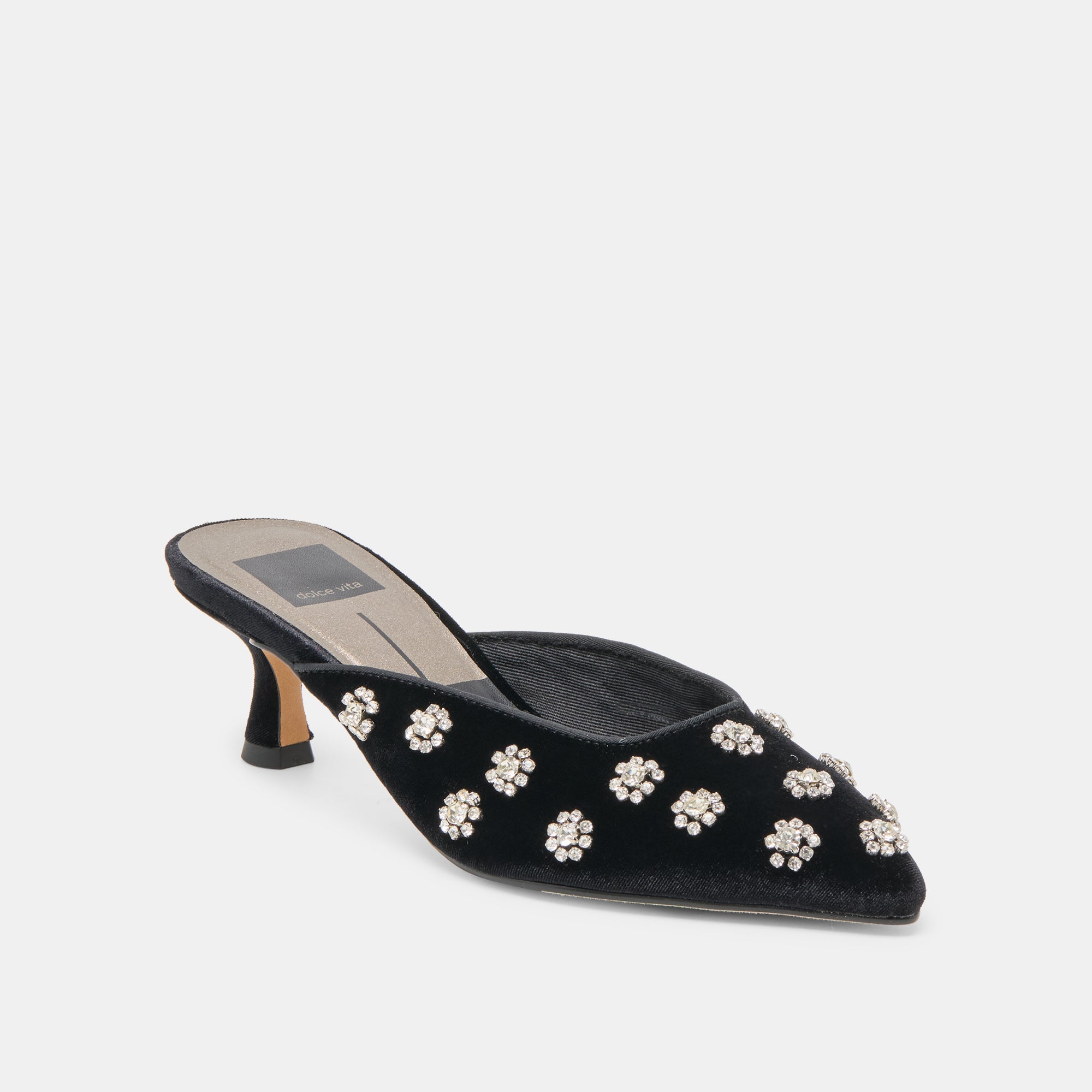 CLARA HEELS NERO VELVET - Image 2