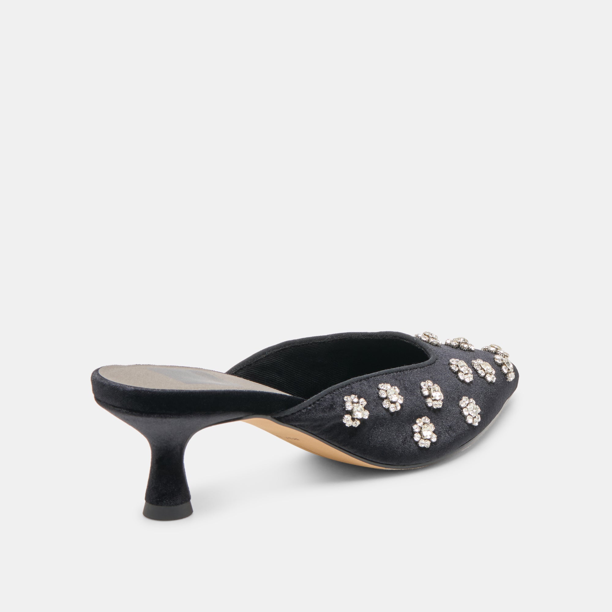 CLARA HEELS NERO VELVET - Image 3