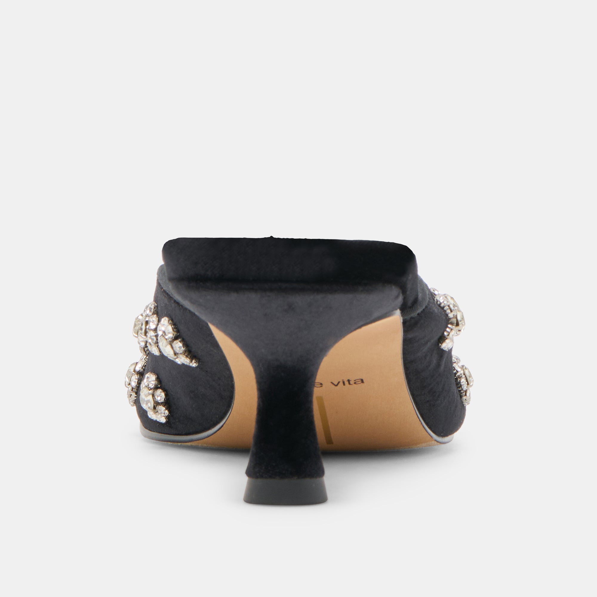 CLARA HEELS NERO VELVET - Image 7