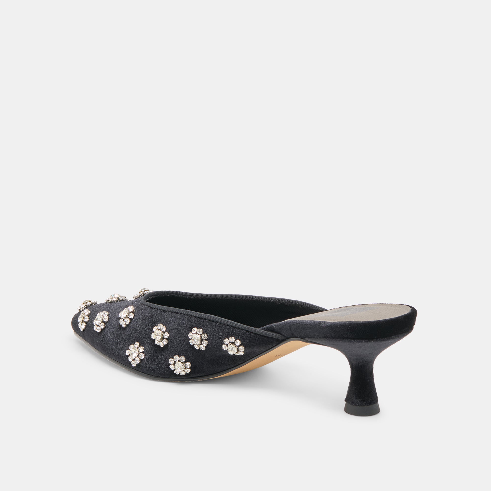 CLARA HEELS NERO VELVET - Image 5