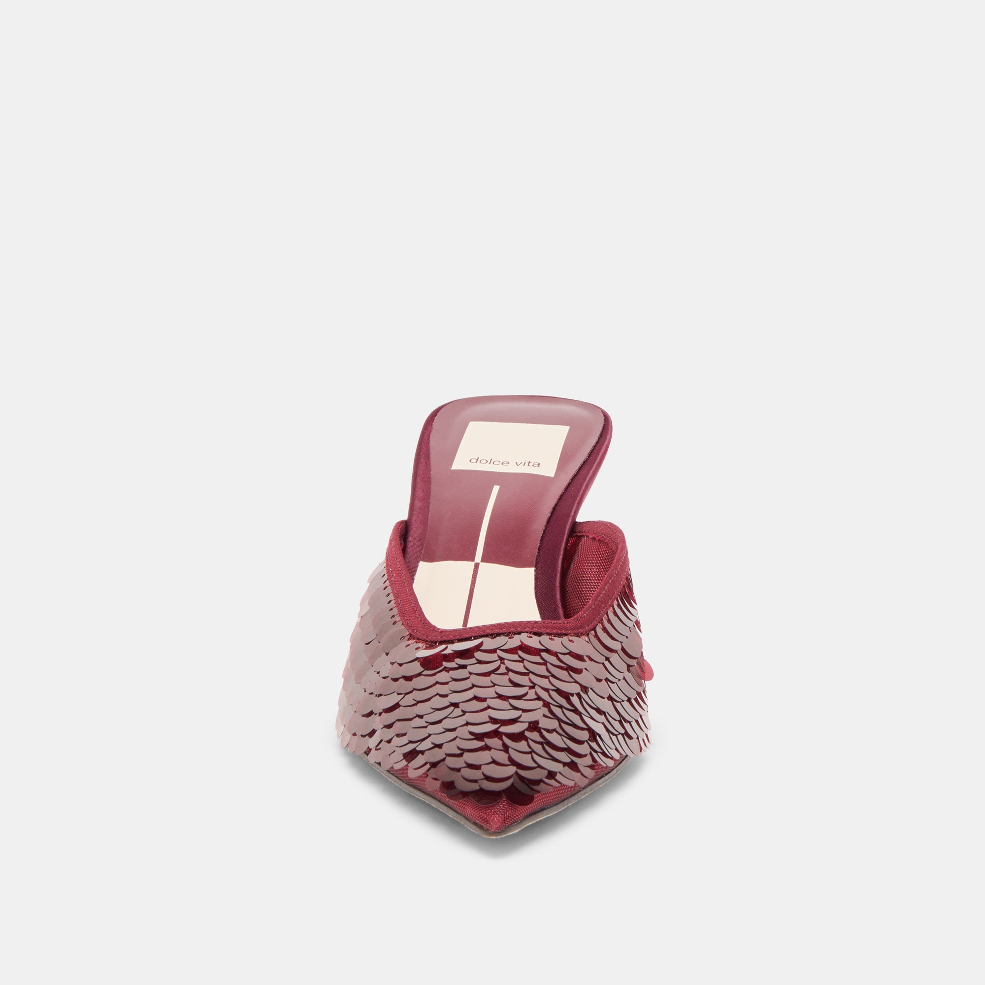 CLEO SEQUIN HEELS CRANBERRY SEQUIN - Image 8