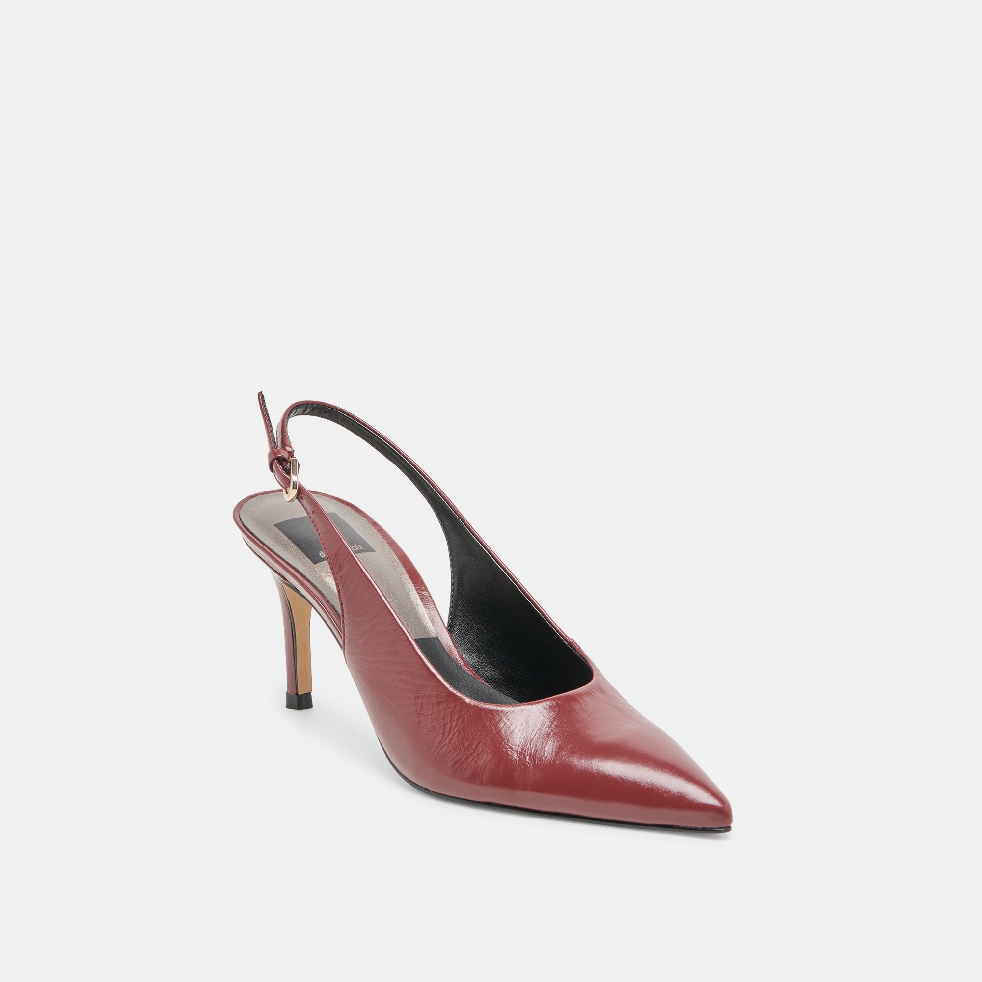 ELASI HEELS OXBLOOD CRINKLE PATENT - Image 2