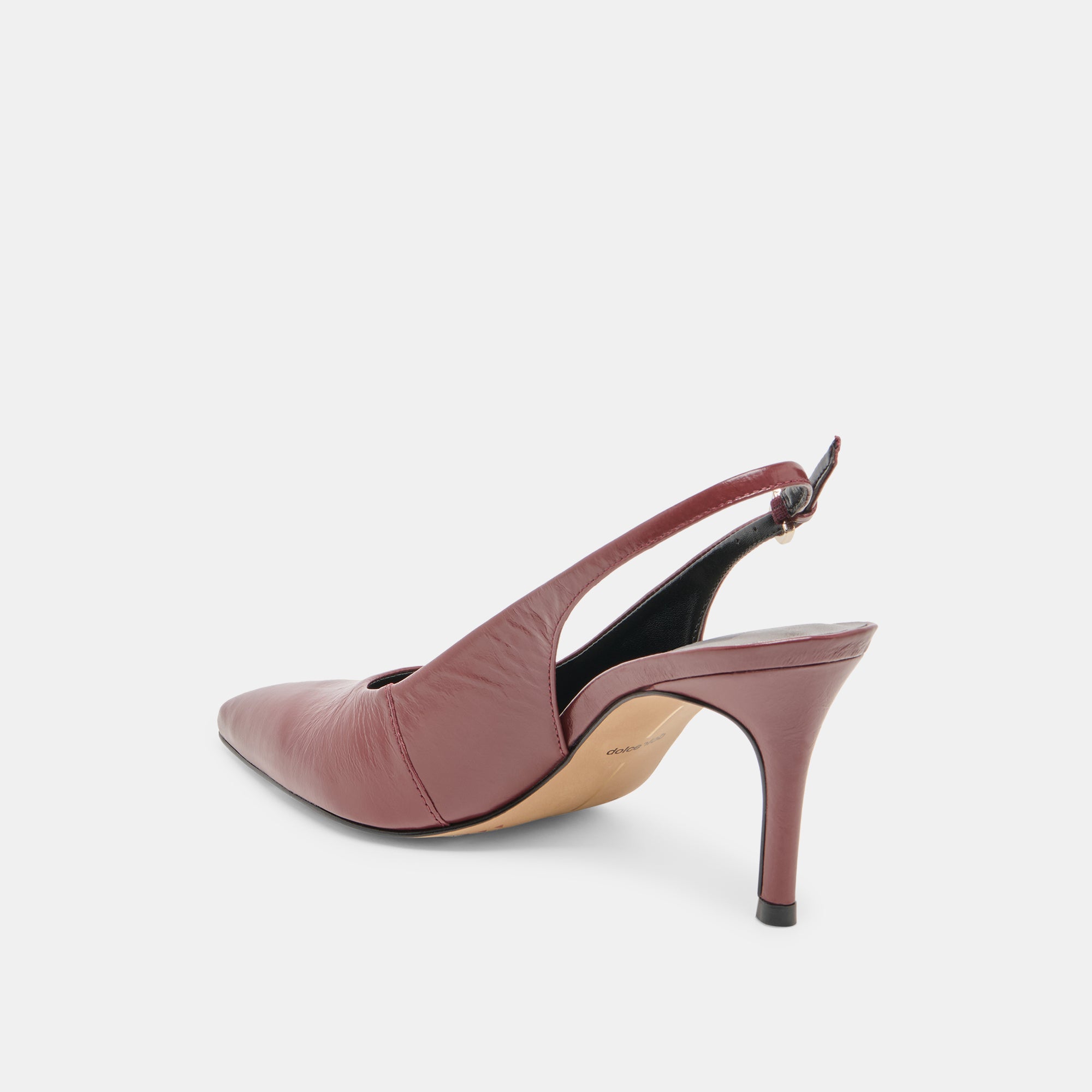 ELASI HEELS OXBLOOD CRINKLE PATENT - Image 5