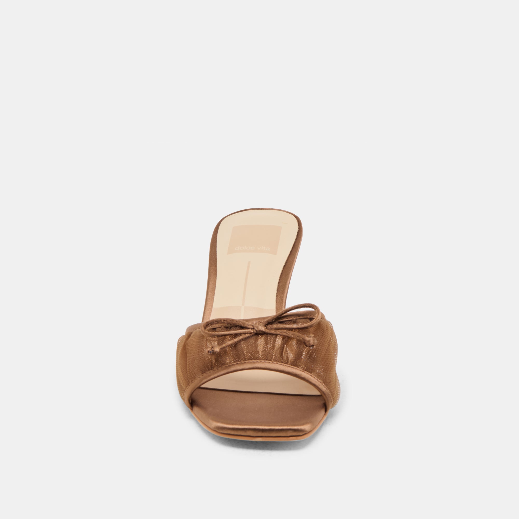 GALEN HEELS MID BROWN TULLE - Image 6