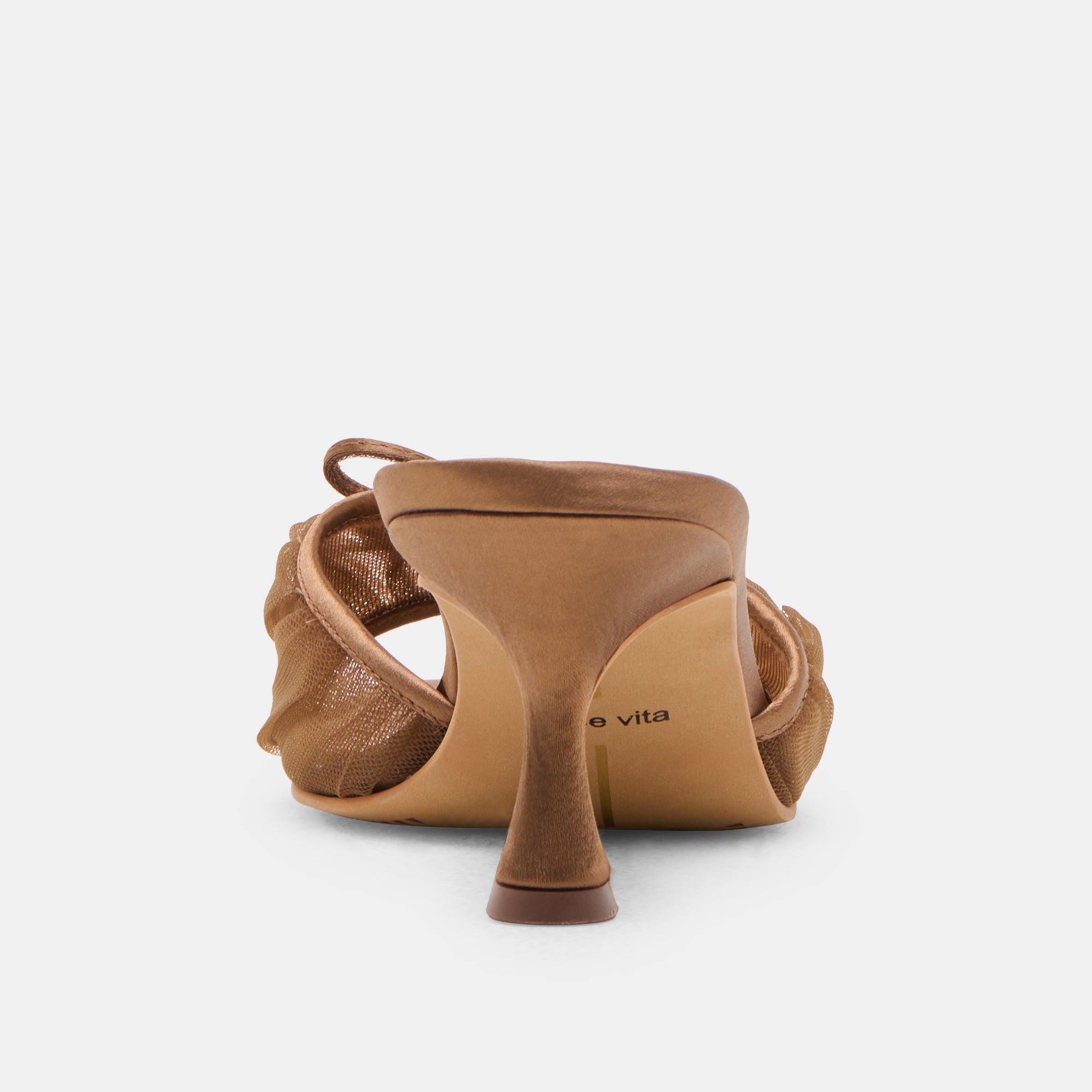 GALEN HEELS MID BROWN TULLE - Image 7
