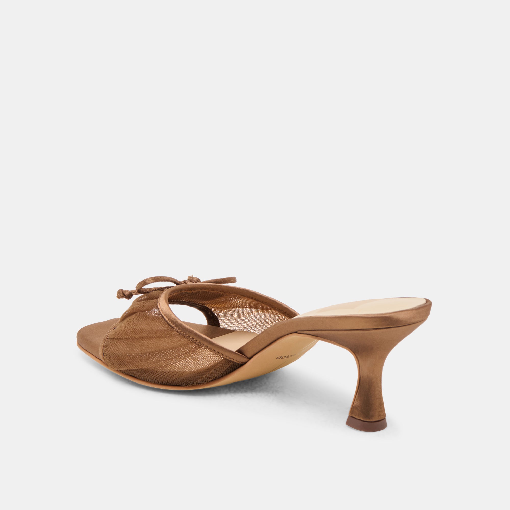GALEN HEELS MID BROWN TULLE - Image 5