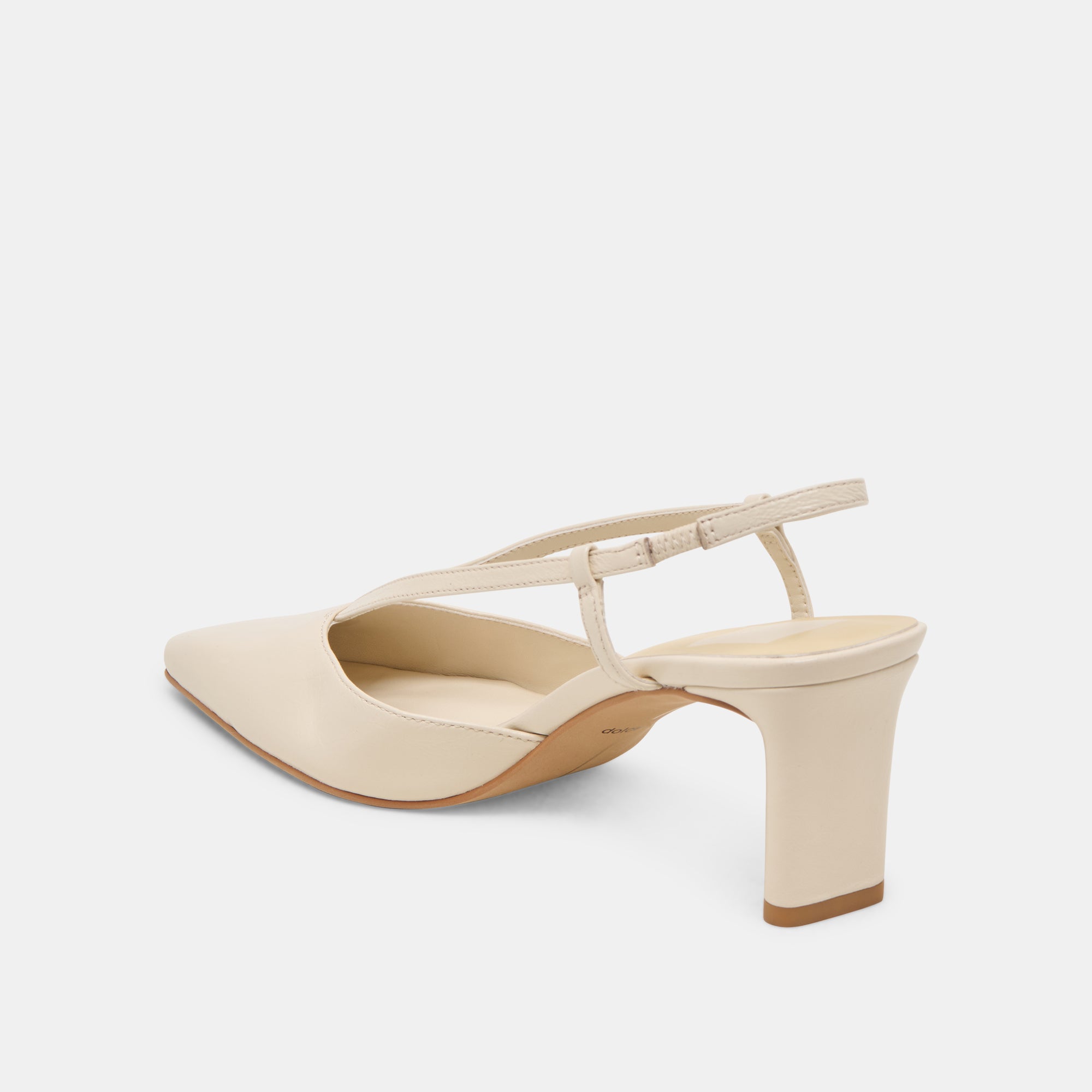 GINAY HEELS BONE LEATHER - Image 5