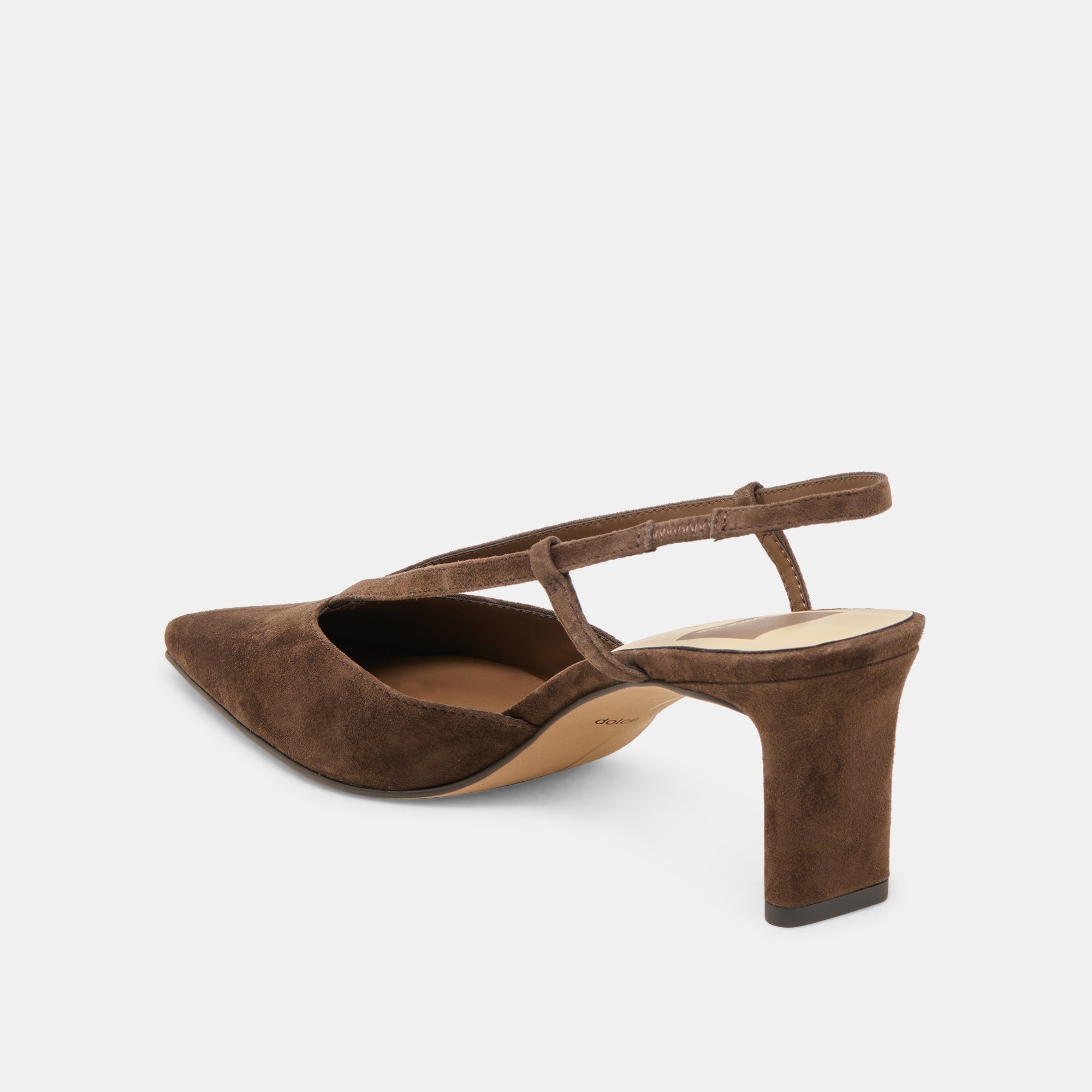 GINAY HEELS DK BROWN SUEDE - Image 9