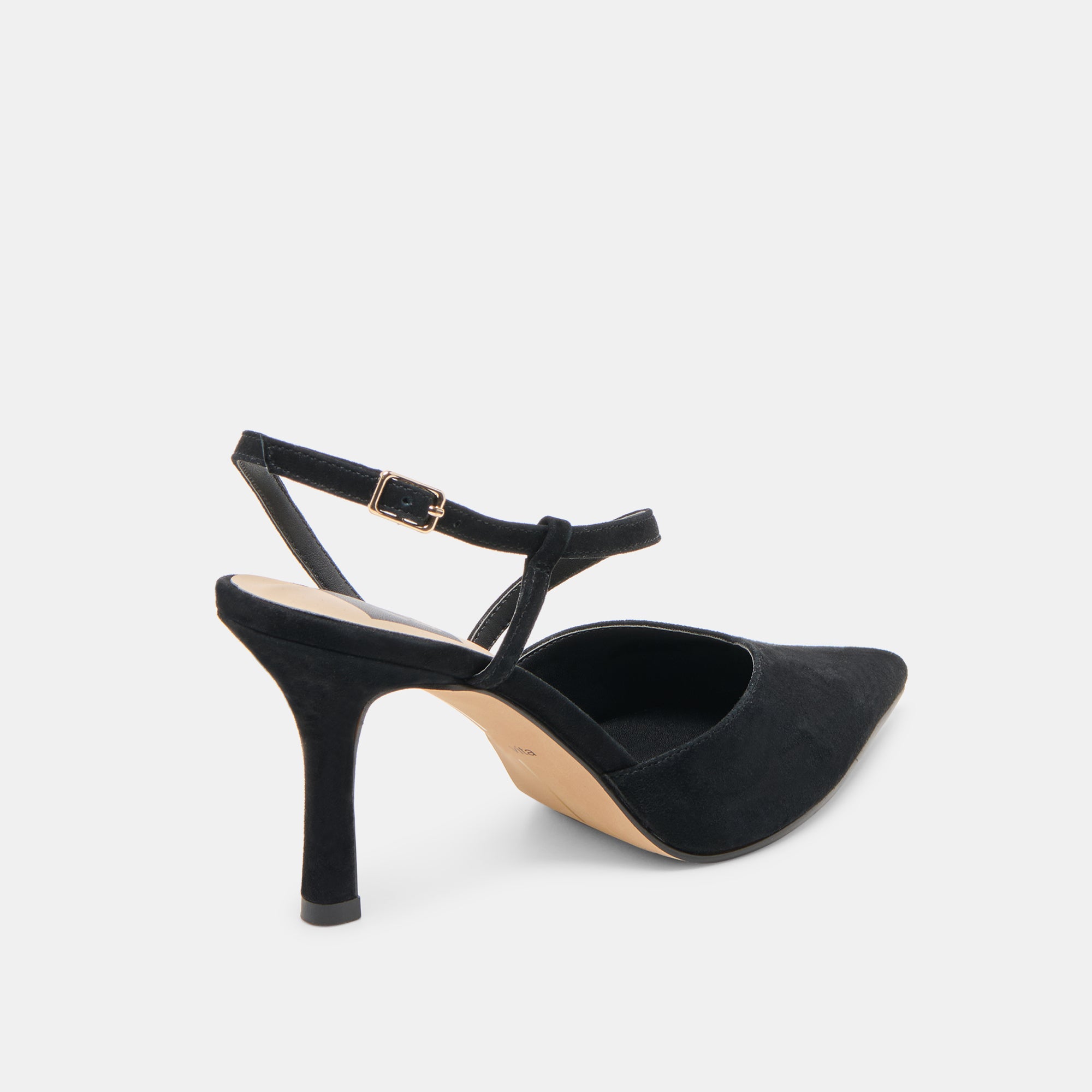 KAMRA HEELS ONYX SUEDE - Image 5