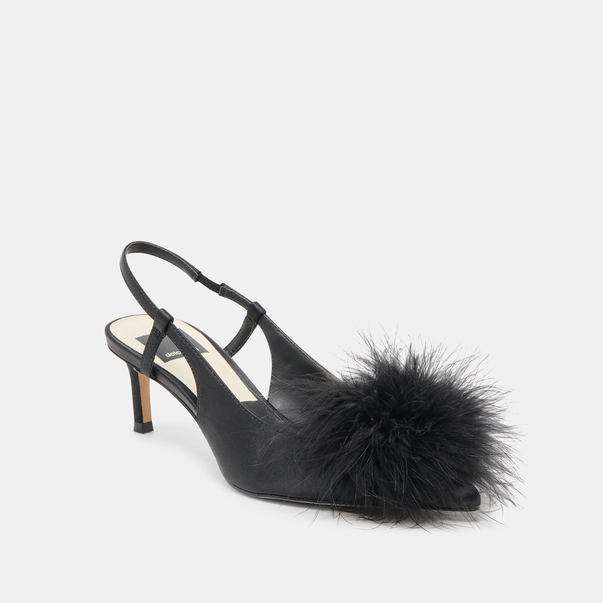 KAMY HEELS ONYX SATIN - Image 2