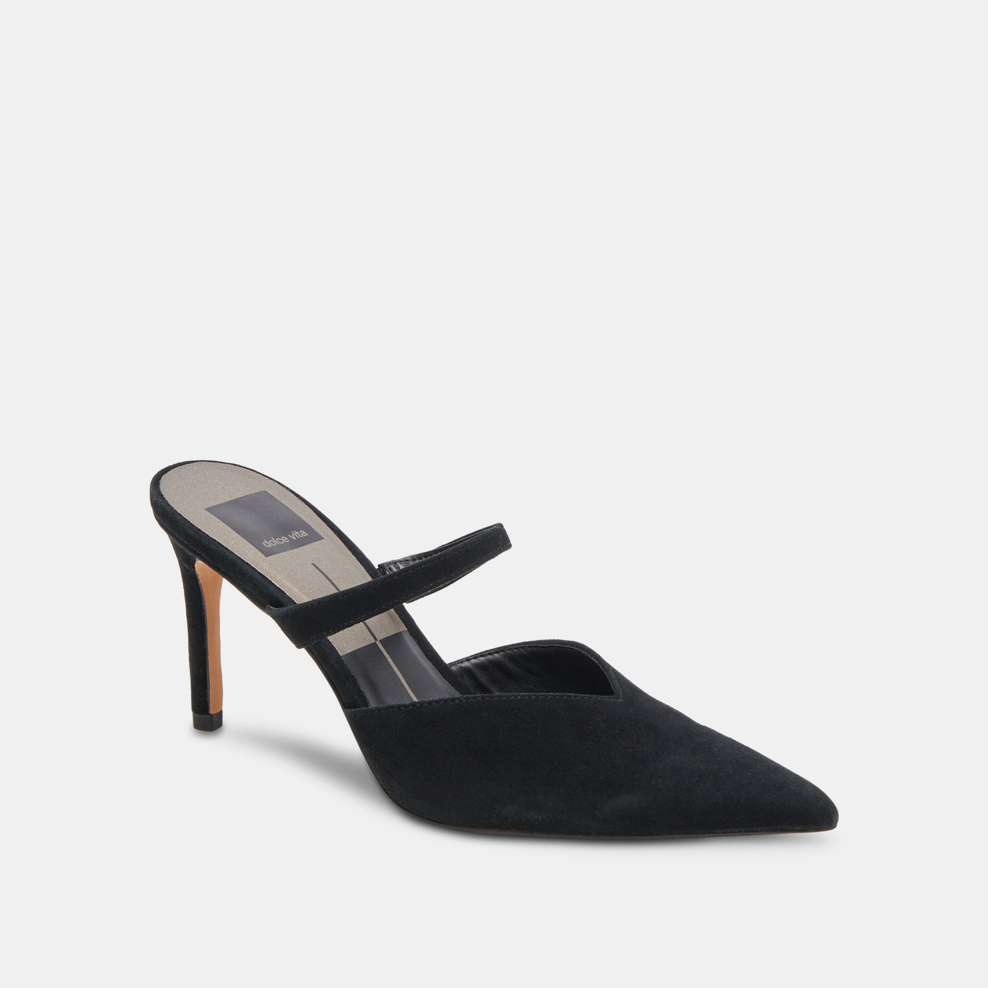 KANIKA WIDE HEELS ONYX SUEDE - Image 2