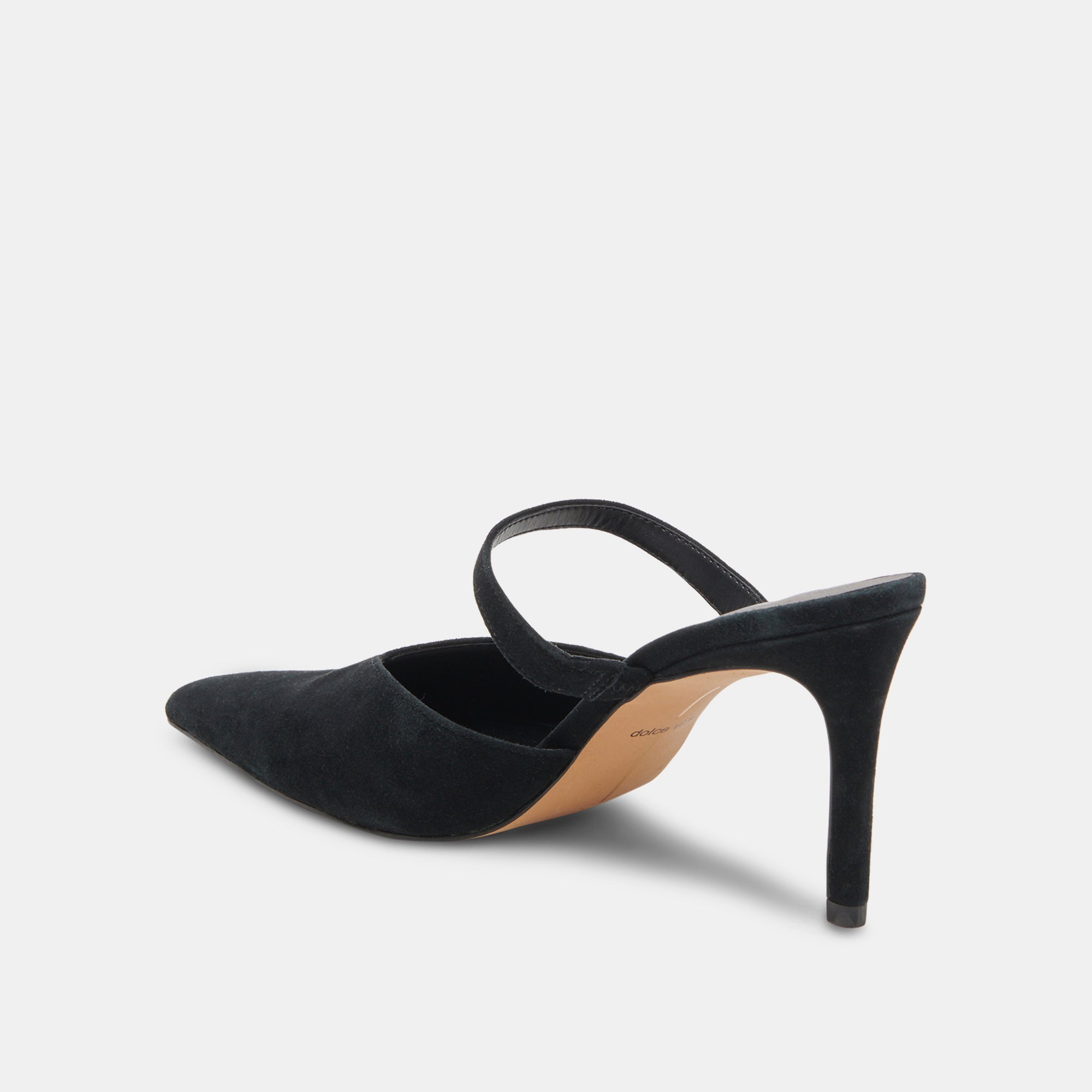KANIKA WIDE HEELS ONYX SUEDE - Image 5