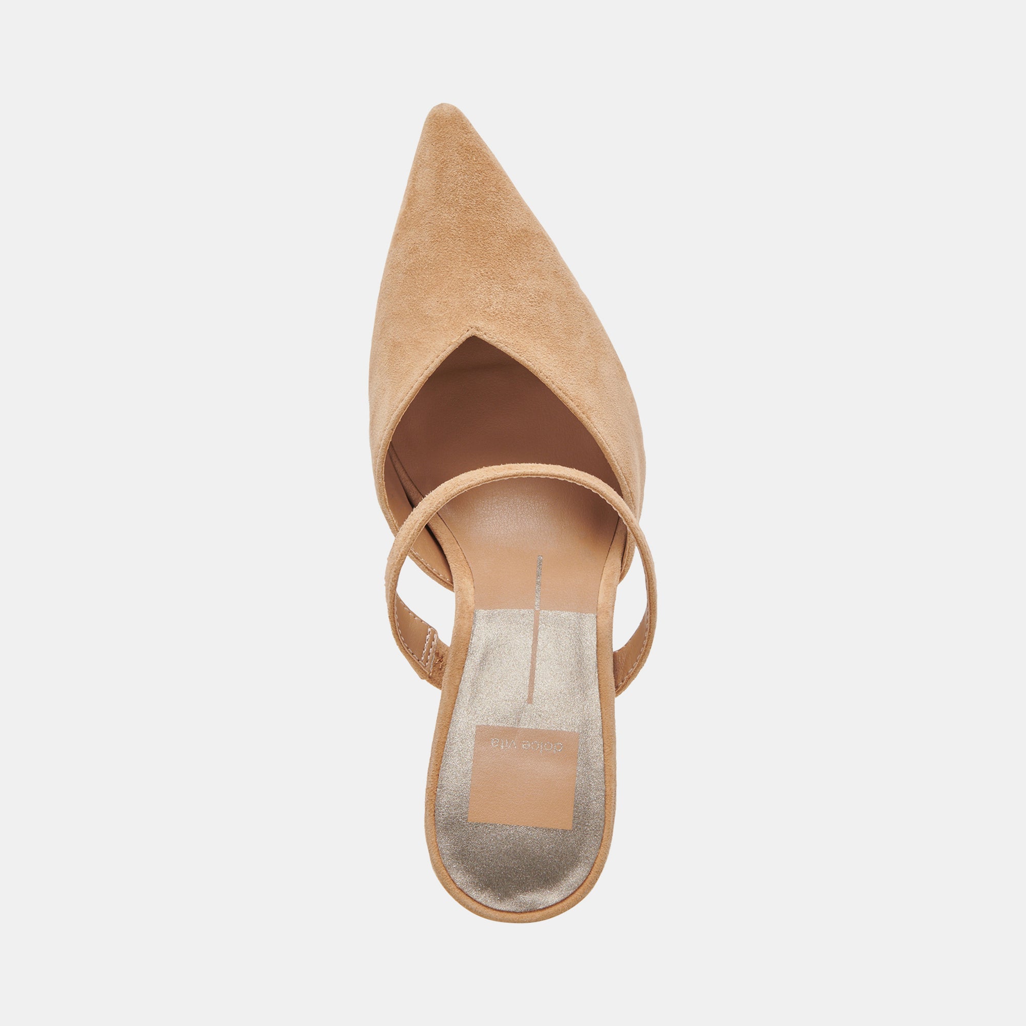 KANIKA WIDE HEELS TAN SUEDE - Image 8