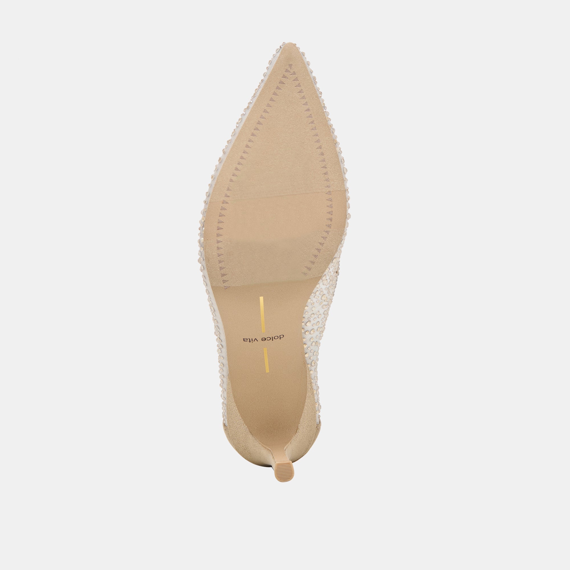 KASHE CRYSTAL HEELS LT GOLD MESH - Image 11
