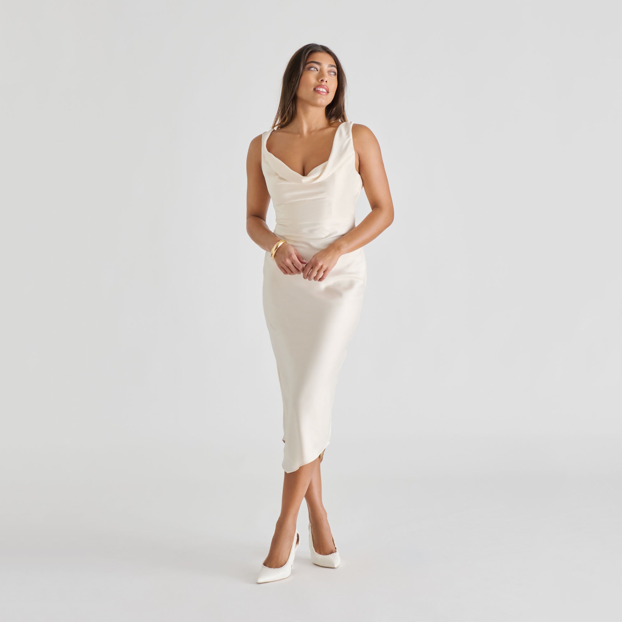 KELSON PEARL HEELS TRUE WHITE LEATHER - Image 8