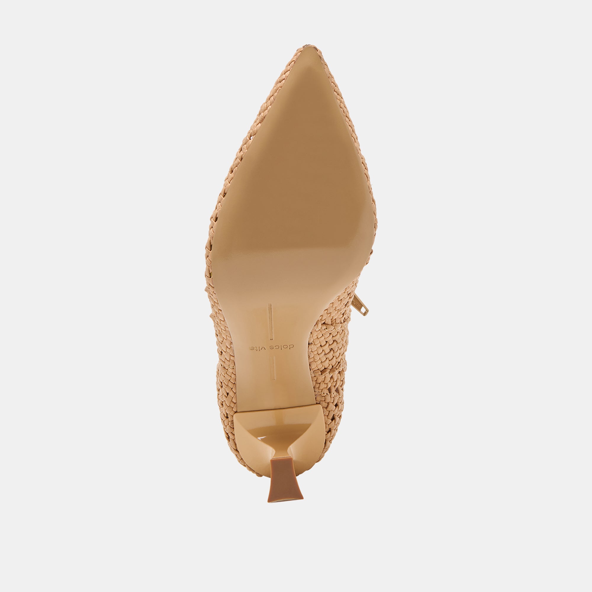 LONNI BOOTIES LIGHT TAN WOVEN LEATHER - Image 10