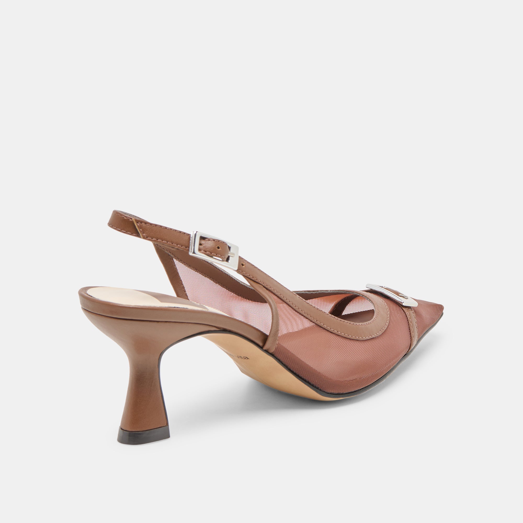 LORINE HEELS ESPRESSO MESH - Image 5