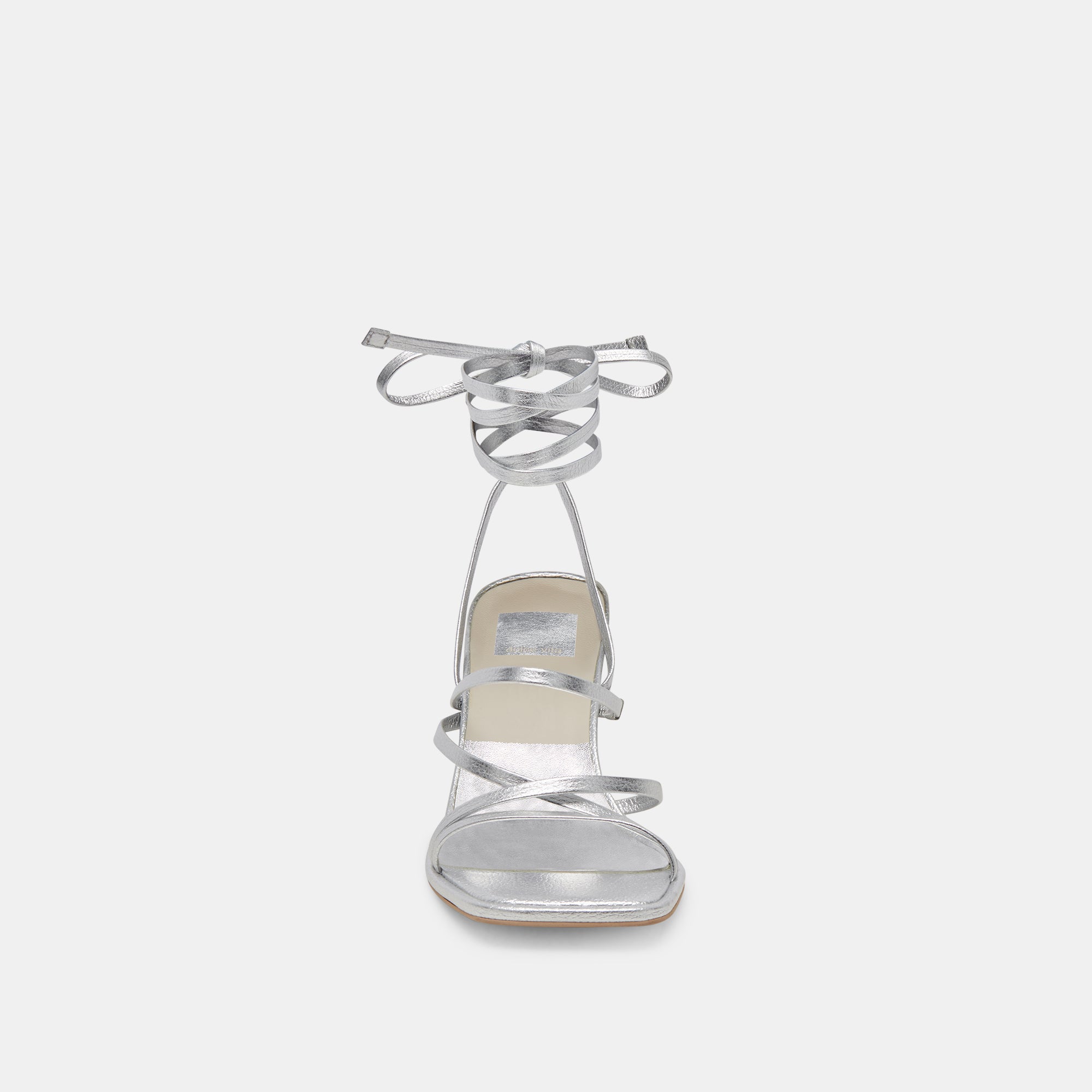 MALABO HEELS SILVER METALLIC LEATHER - Image 8