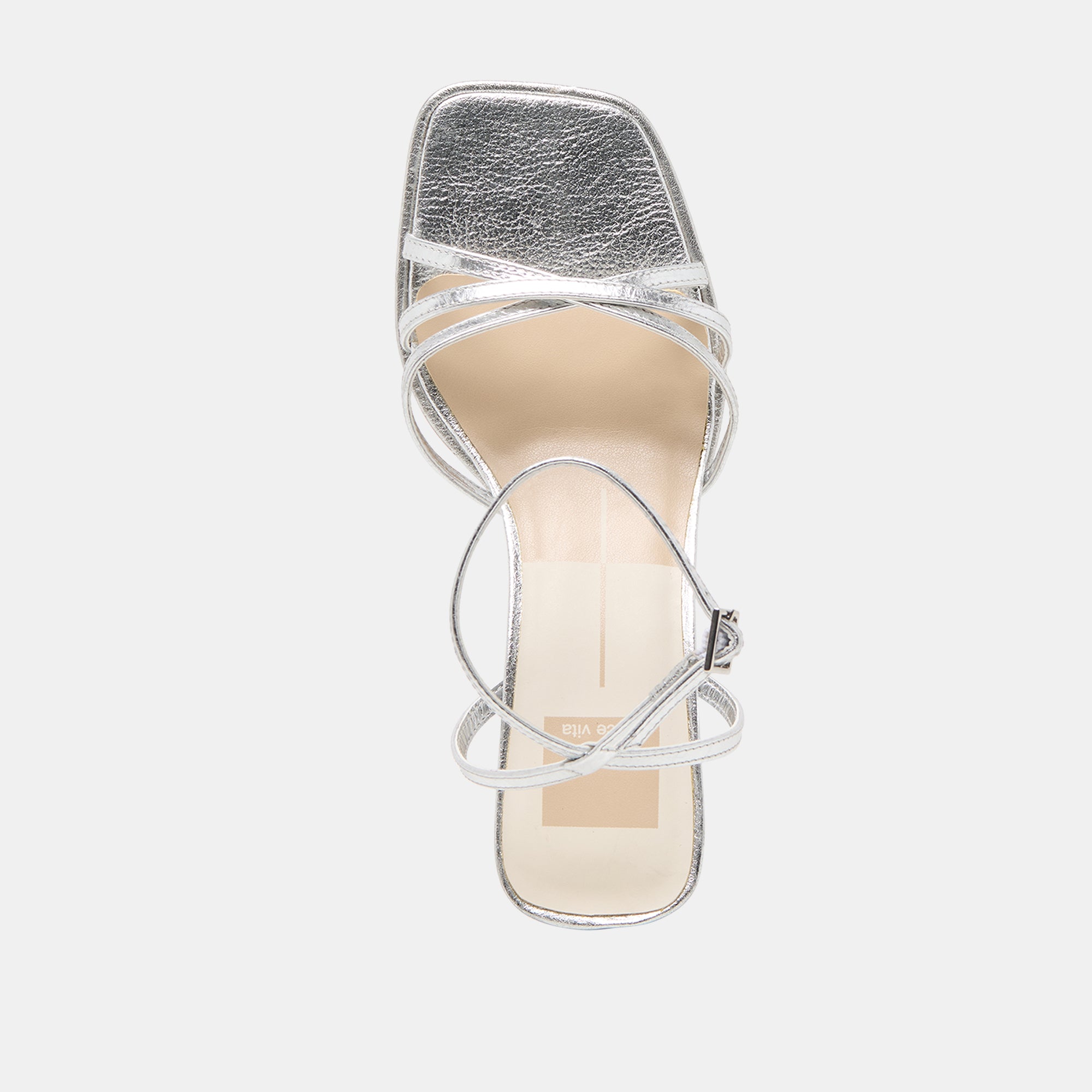 MANJI HEELS SILVER METALLIC LEATHER - Image 10