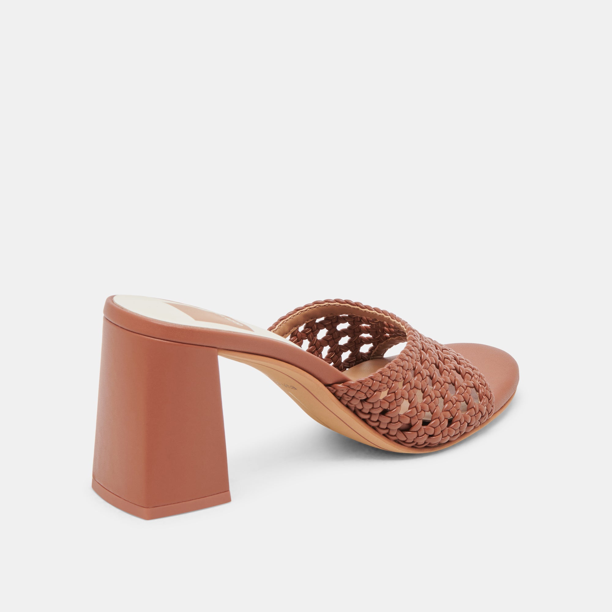 MARGOE HEELS COGNAC WOVEN STELLA - Image 3