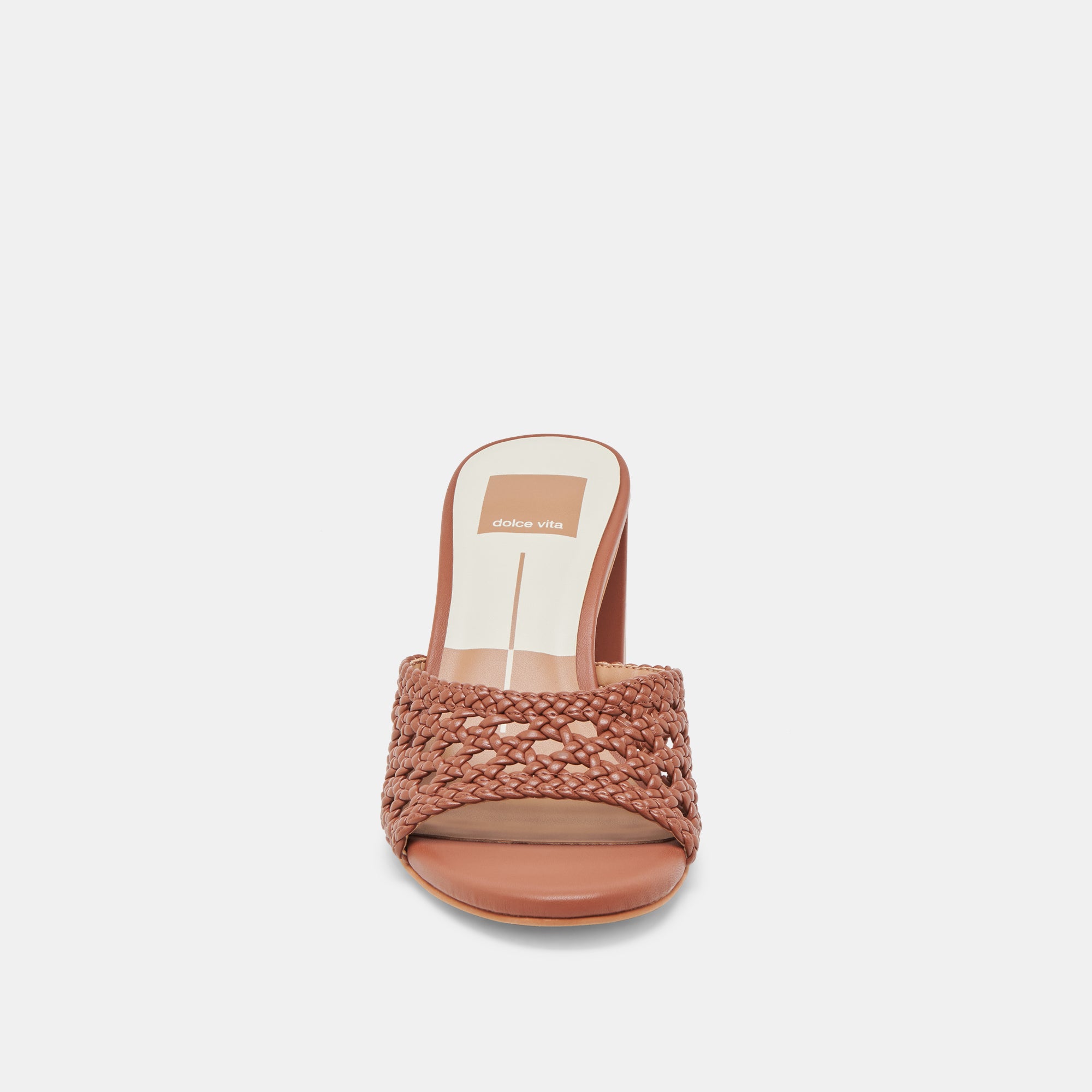 MARGOE HEELS COGNAC WOVEN STELLA - Image 6