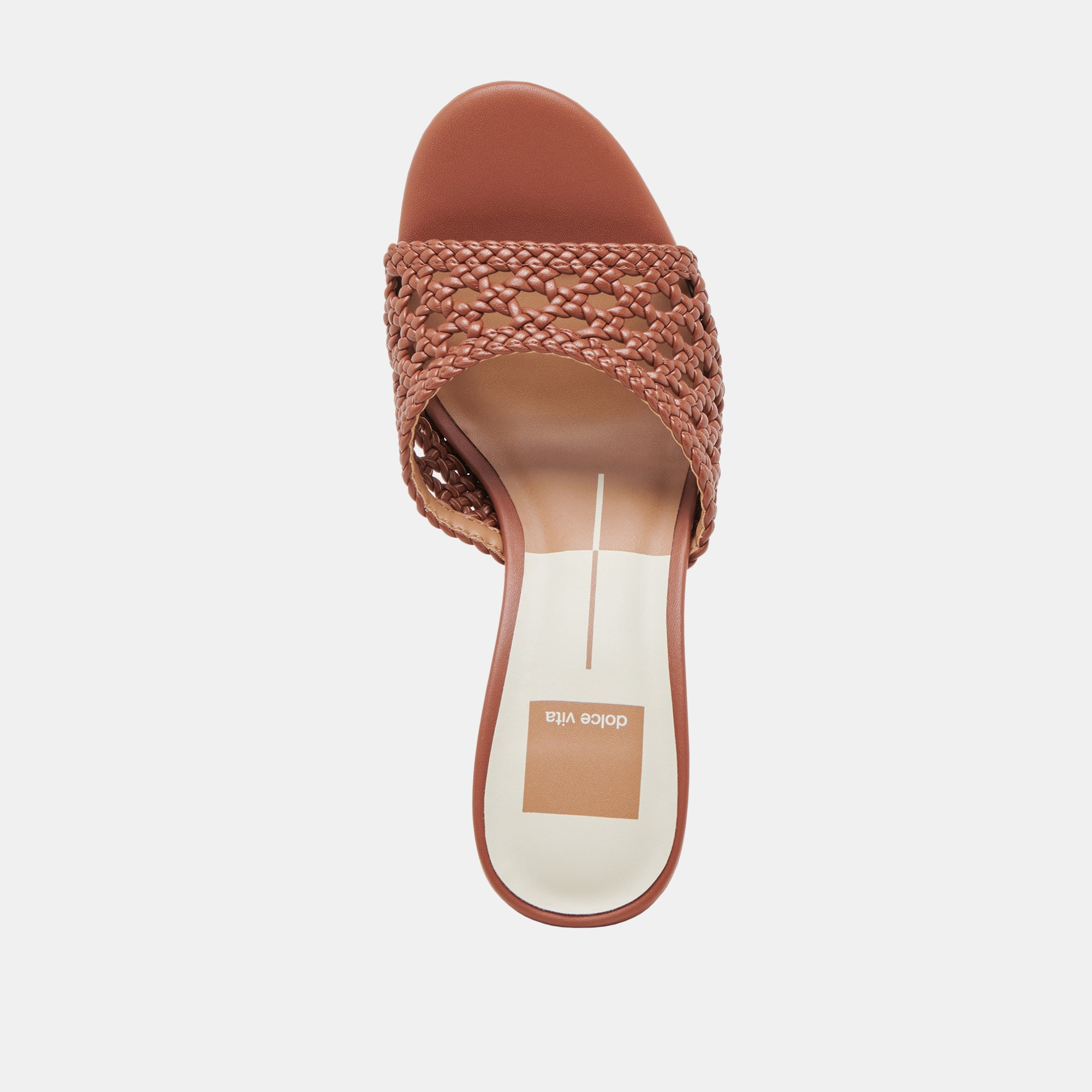 MARGOE HEELS COGNAC WOVEN STELLA - Image 8