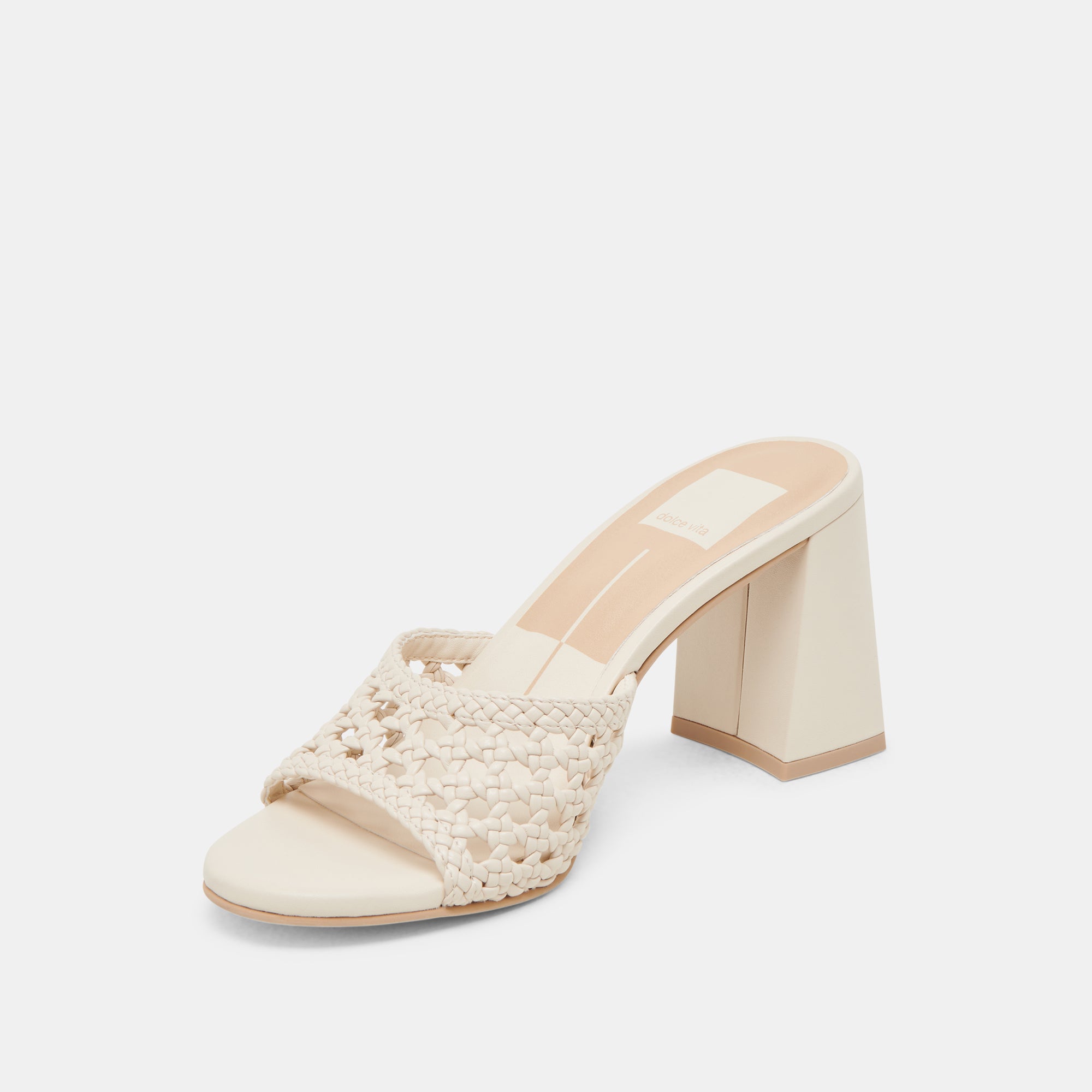 MARGOE HEELS CREME WOVEN STELLA - Image 6