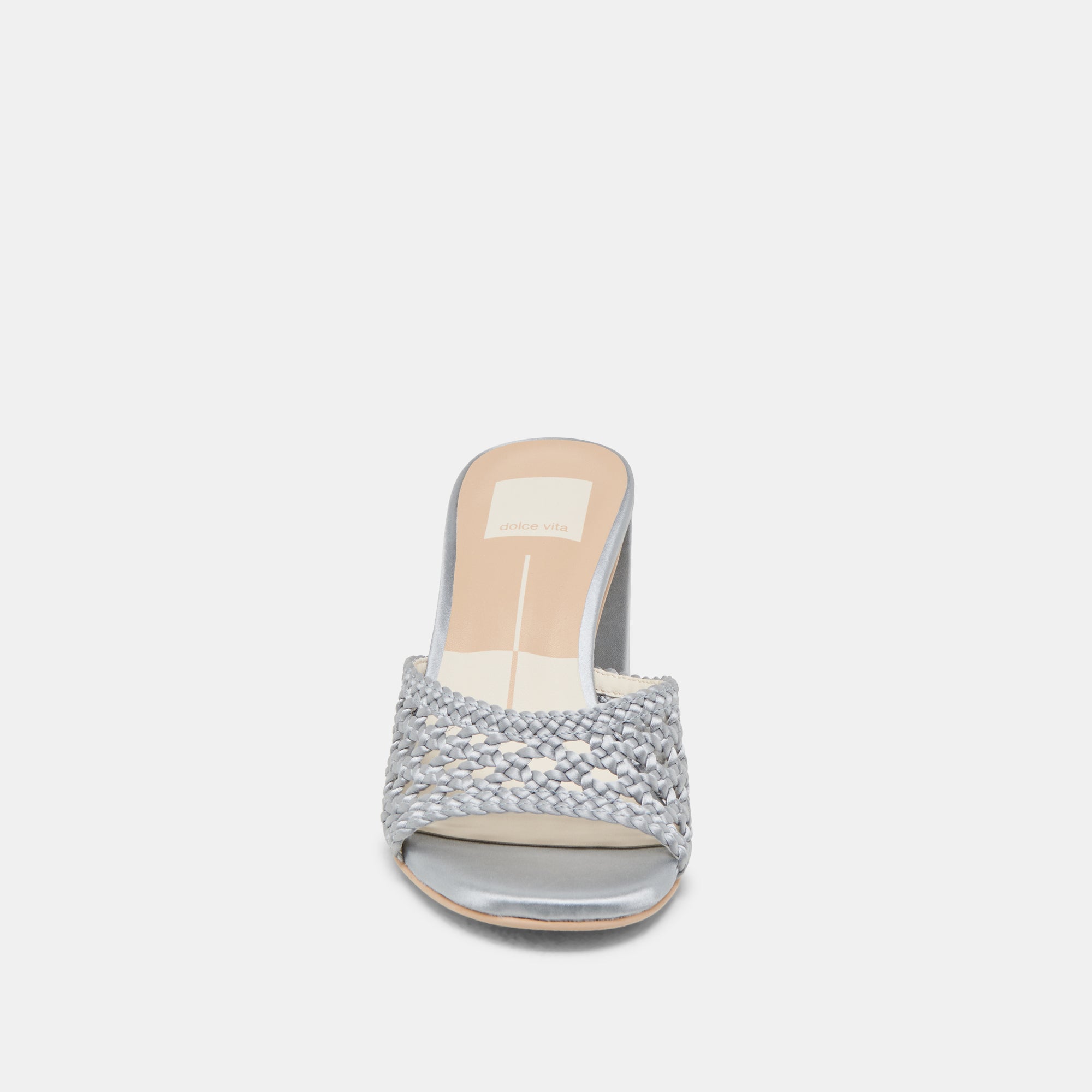 MARGOE HEELS LIGHT BLUE WOVEN SATIN - Image 7